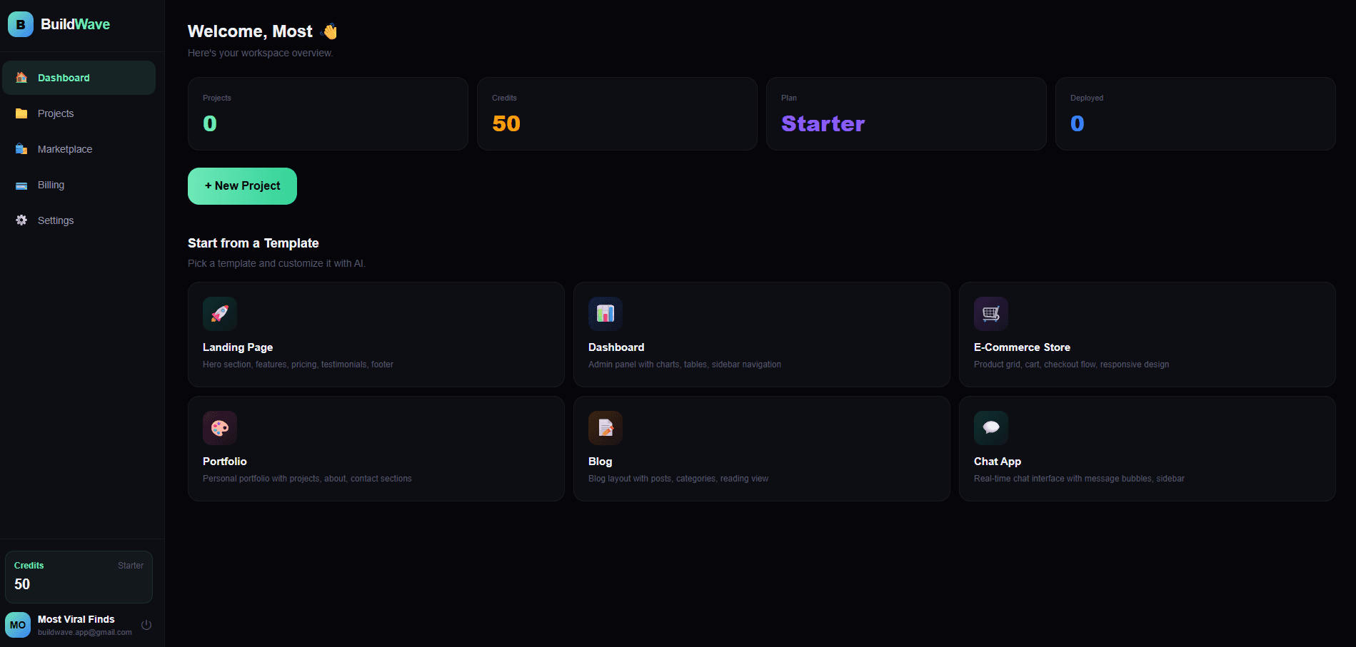 BuildWave screenshot 2