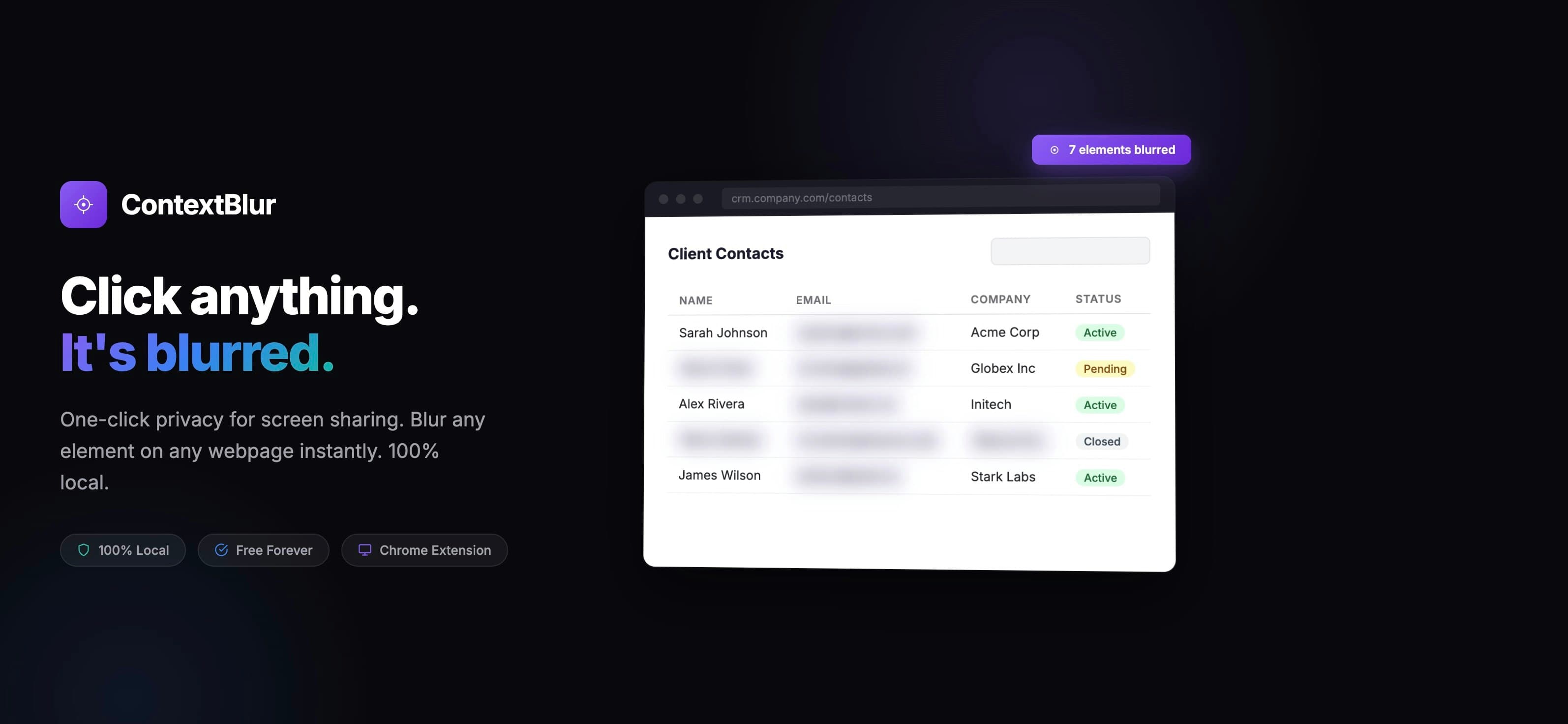 ContextBlur screenshot 1