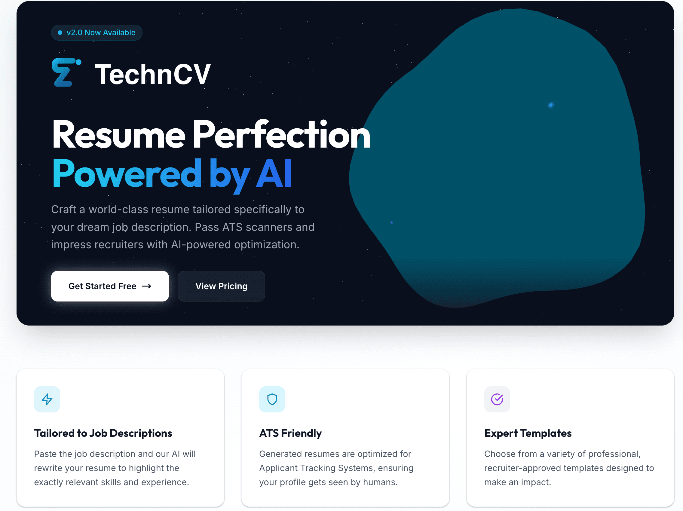 TechnCV screenshot 2