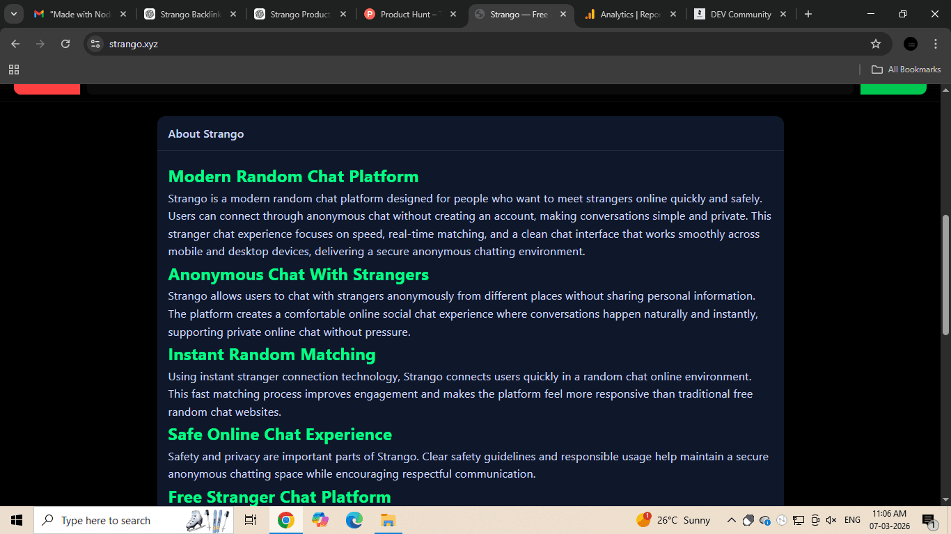 Strango — Talk to Strangers Instantly screenshot 4