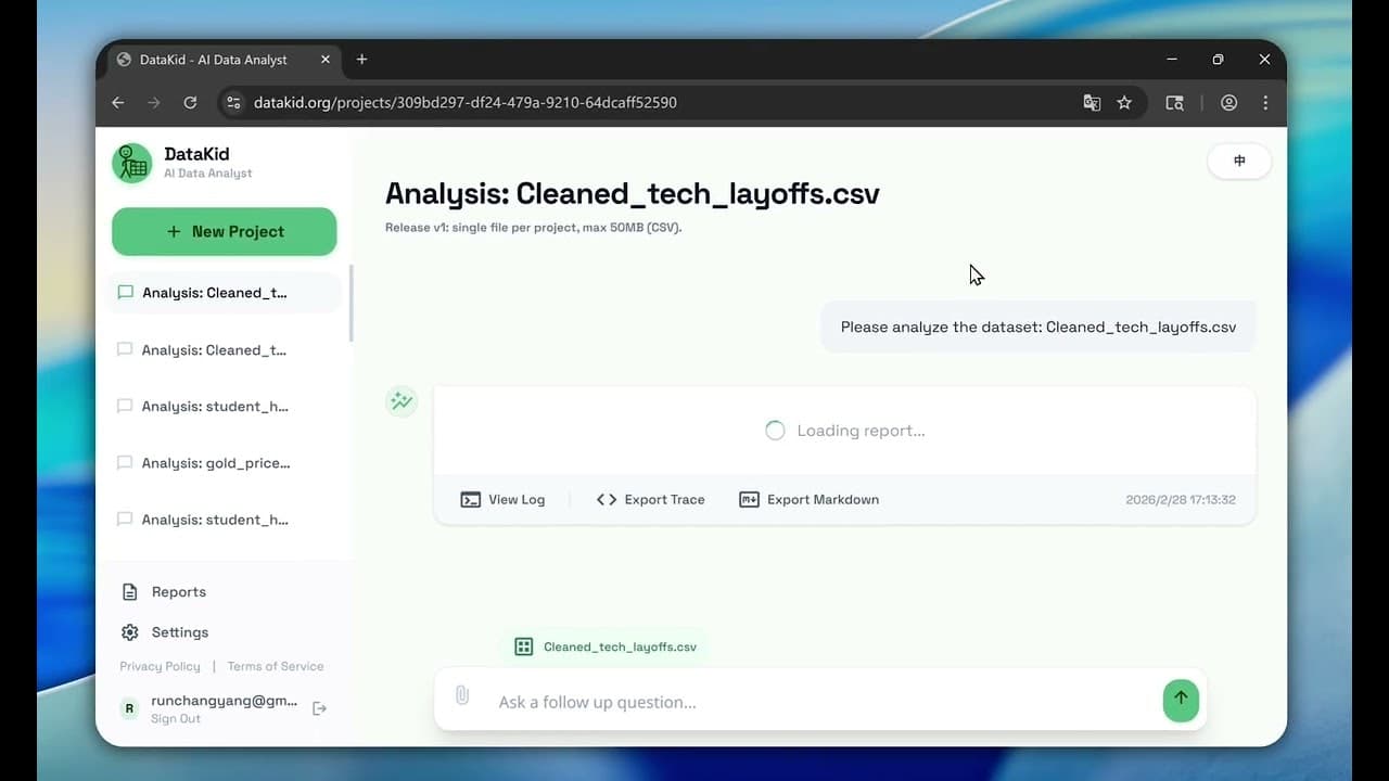 DataKid AI screenshot 1