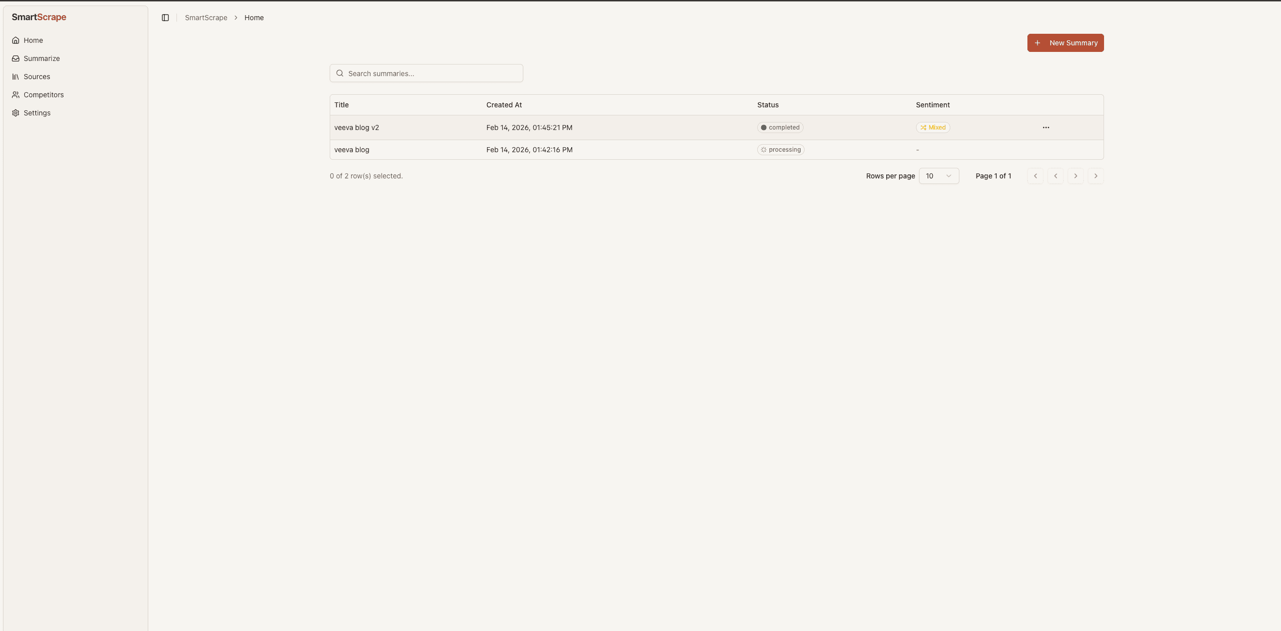 SmartScrape screenshot 2