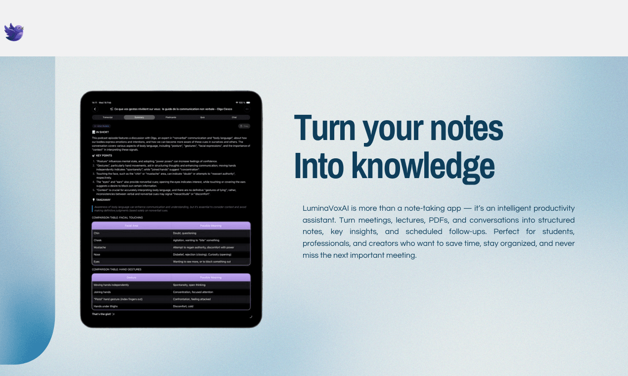 LuminavoxAI screenshot 2