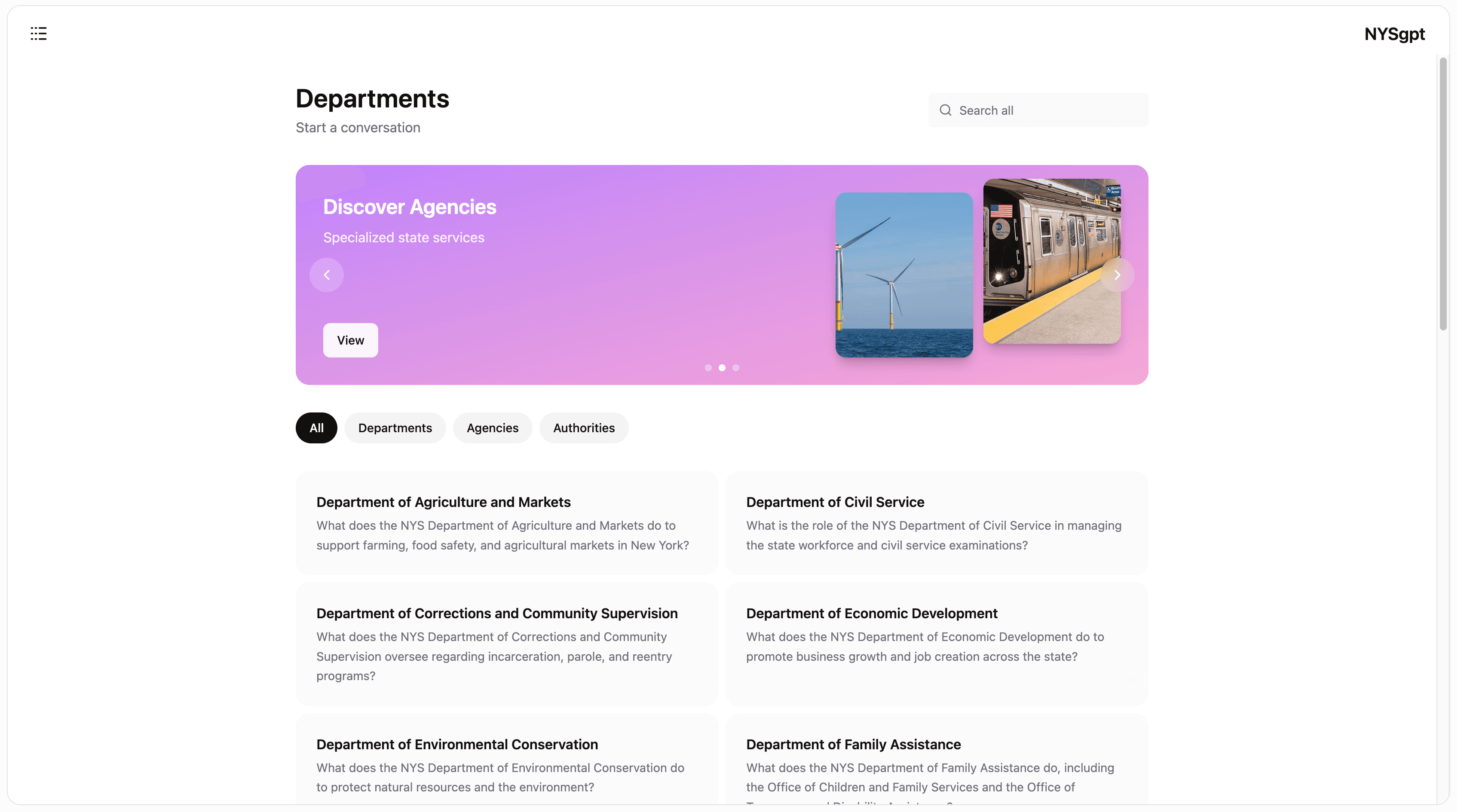 NYSgpt | GovTech screenshot 1