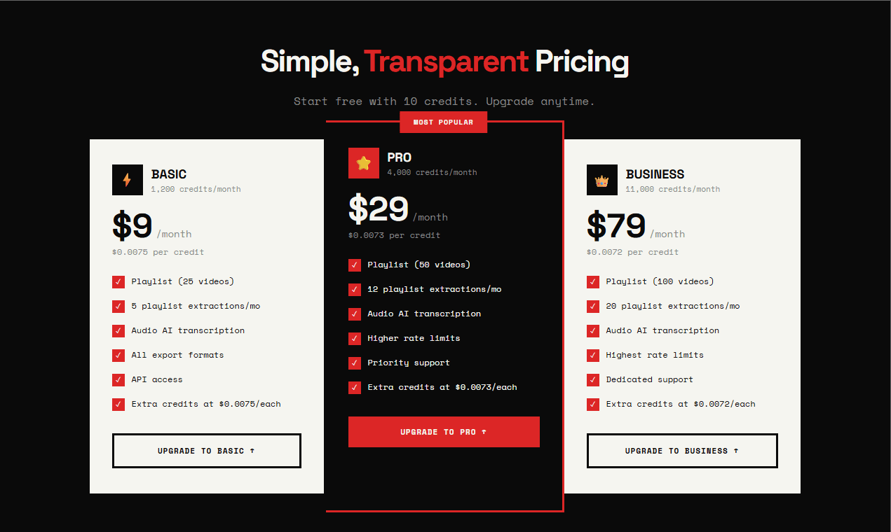 Youtube Transcript API screenshot 6