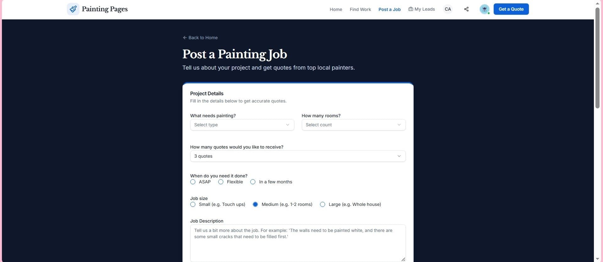Painting Pages screenshot 2