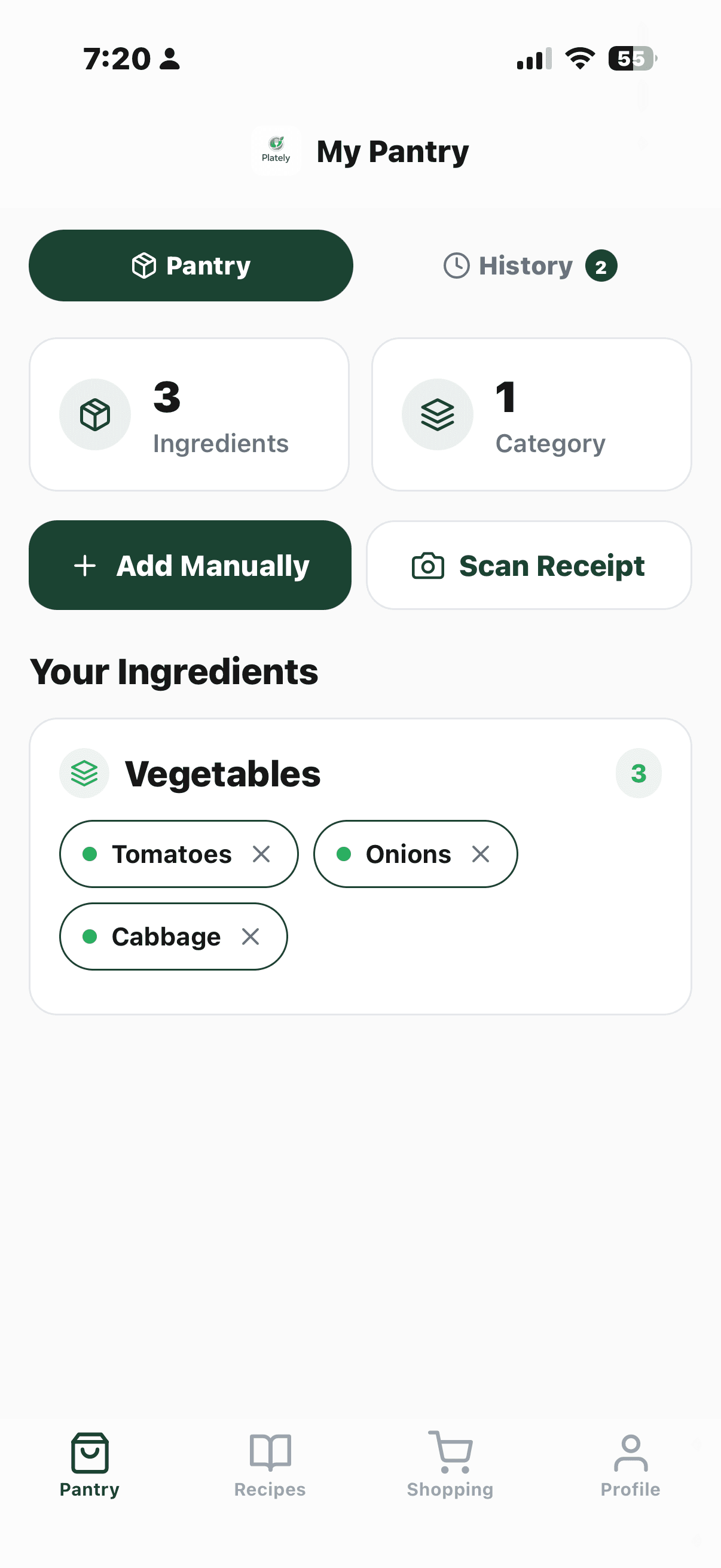 Plate-ly screenshot 1