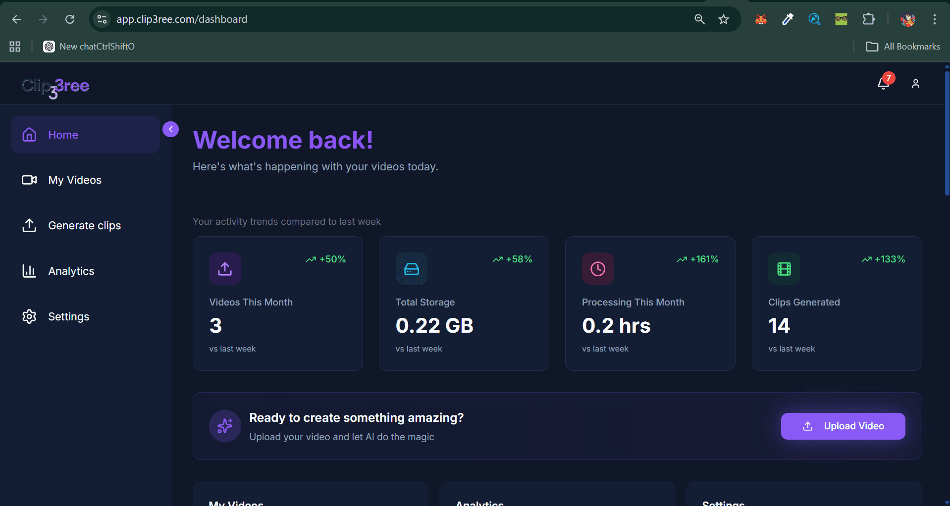 Clip3Ree screenshot 2