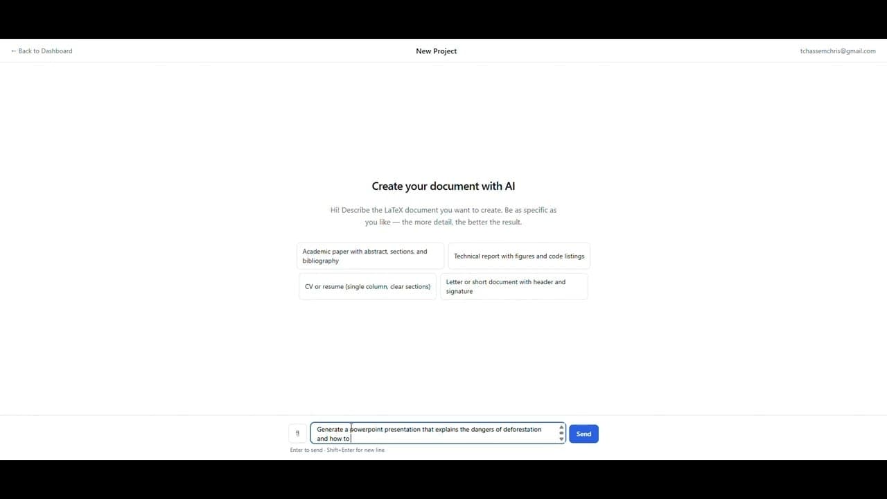 GenLaTeX screenshot 1