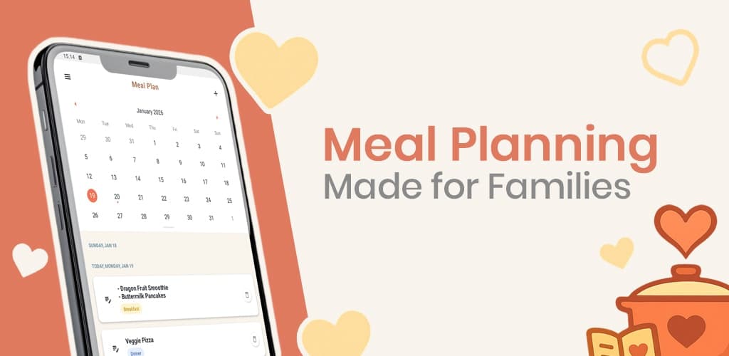 Mummy’s Cooking: Meal Planner screenshot 2