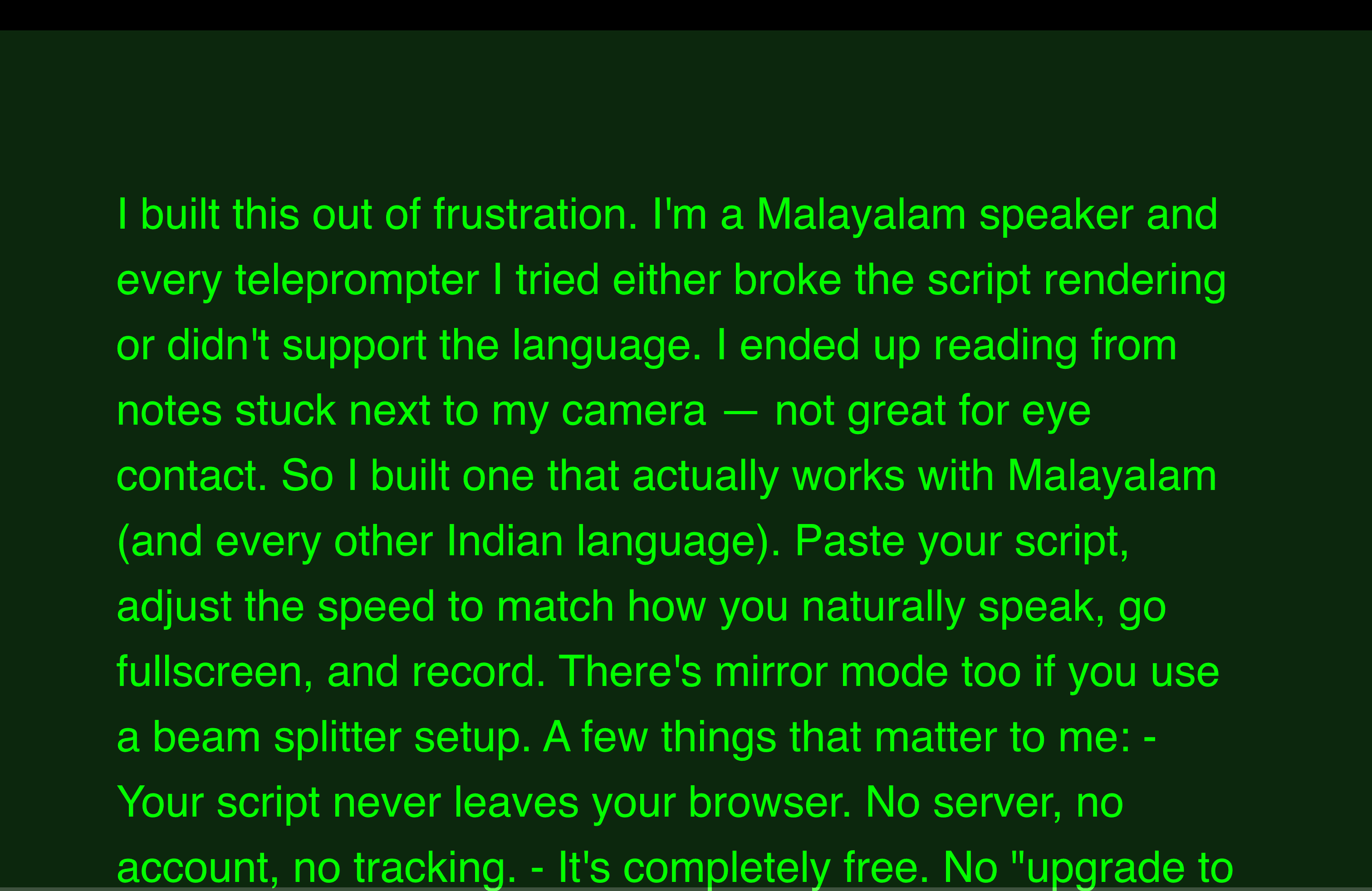 MindLink AI - Teleprompter screenshot 2