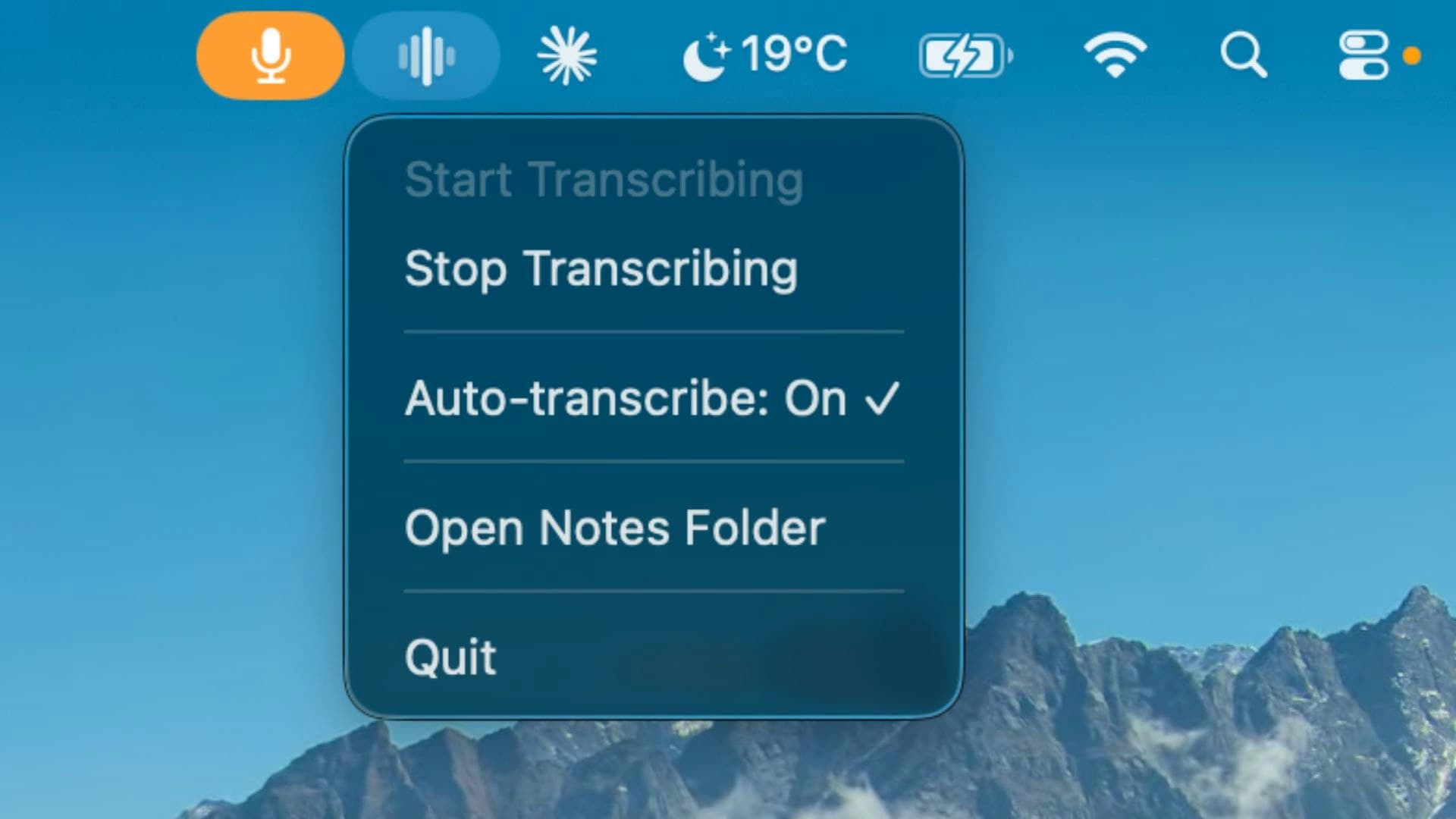 trnscrb screenshot 1
