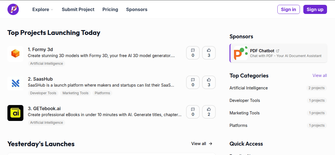 Product Launchify screenshot 1