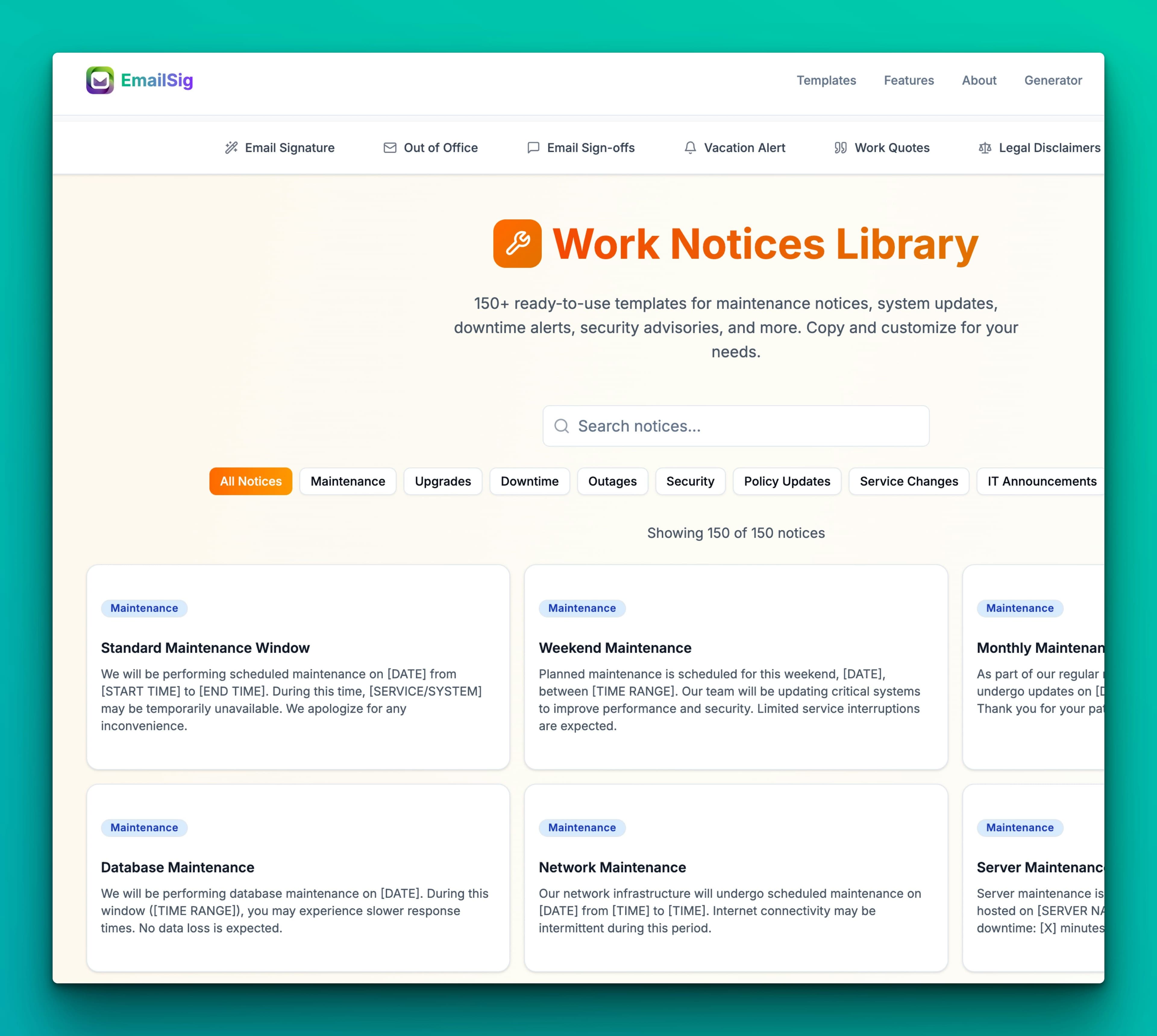 EmailSig screenshot 12