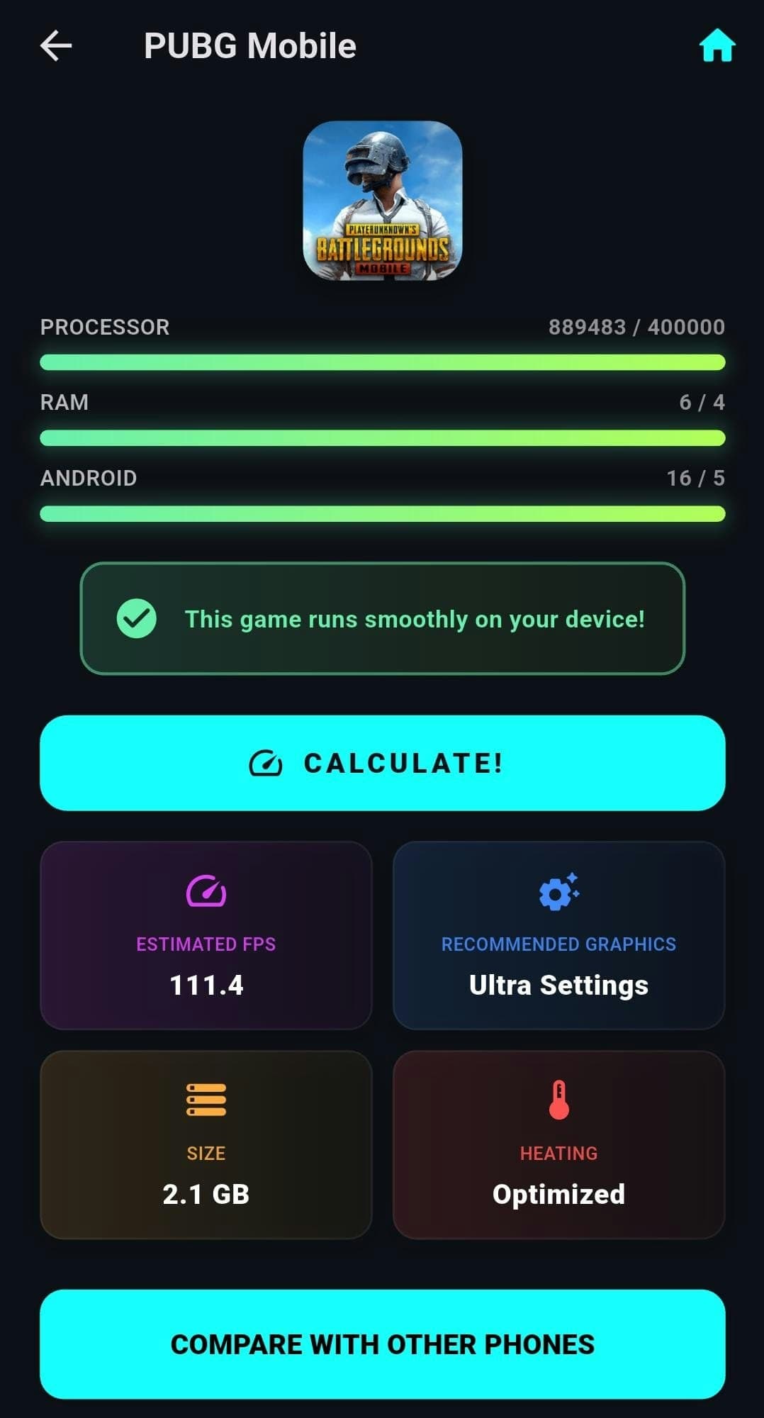MobiMetric: AI Mobile Game FPS Predictor screenshot 2
