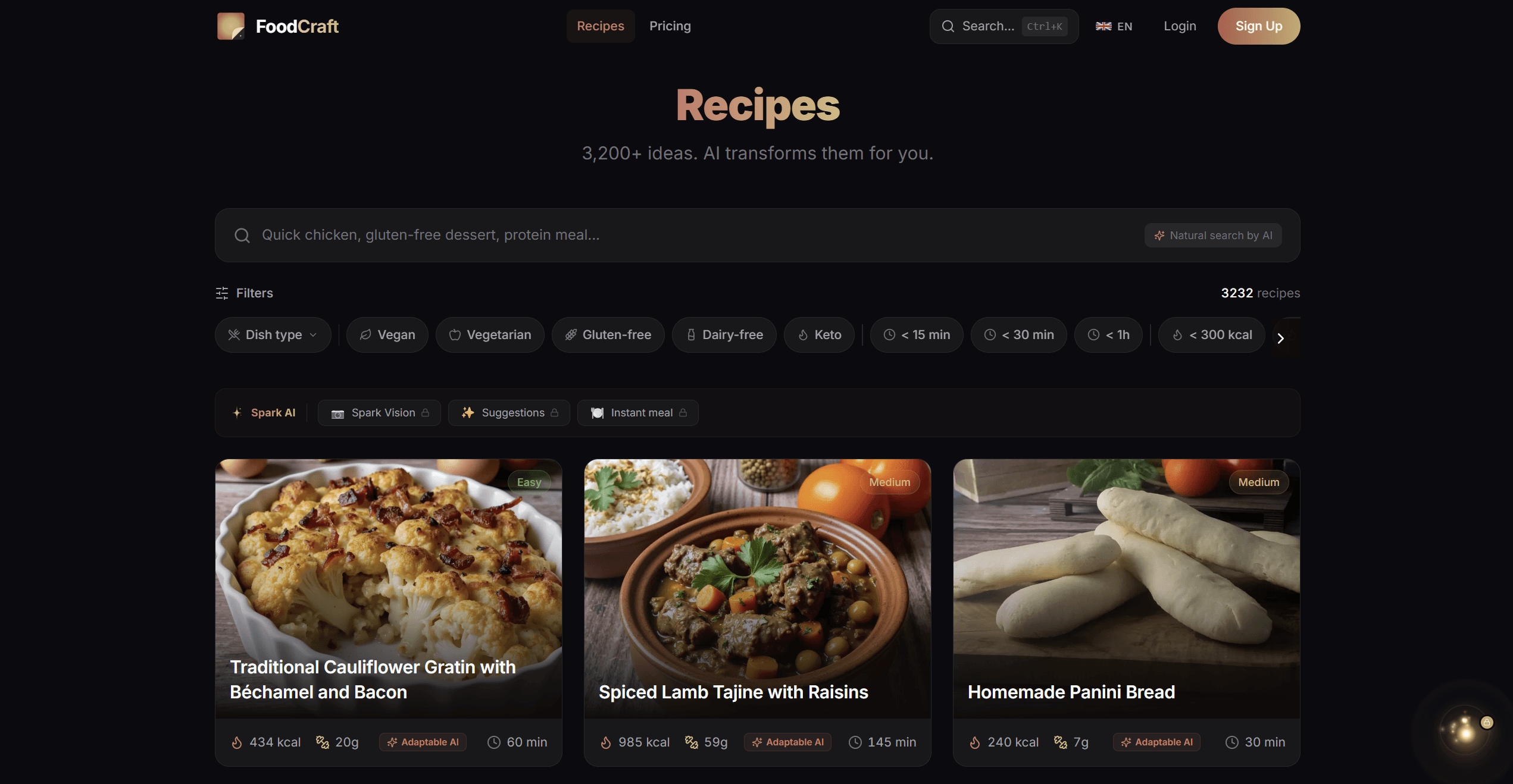 FoodCraft screenshot 2