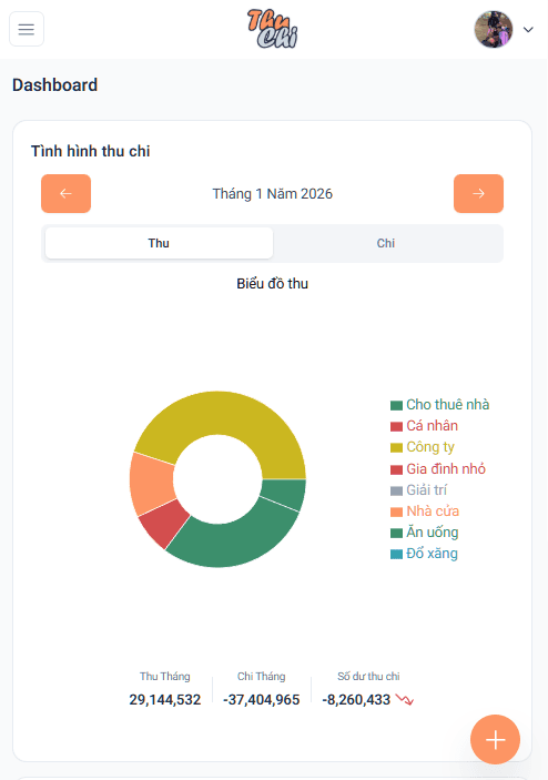 Thu Chi screenshot 2