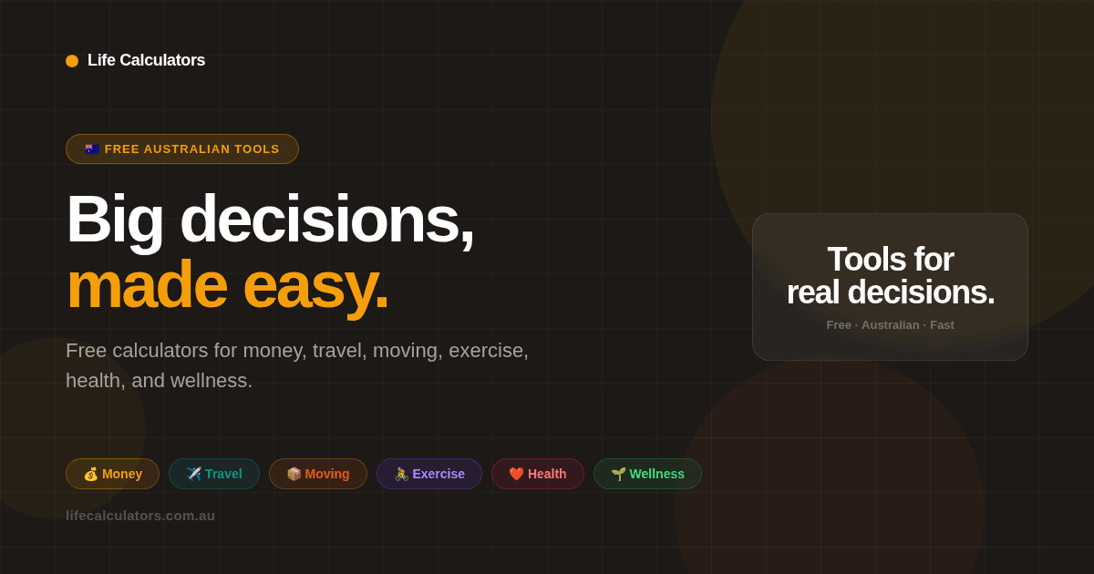 Life Calculators screenshot 1