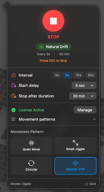 Jiggle Mouse screenshot 3