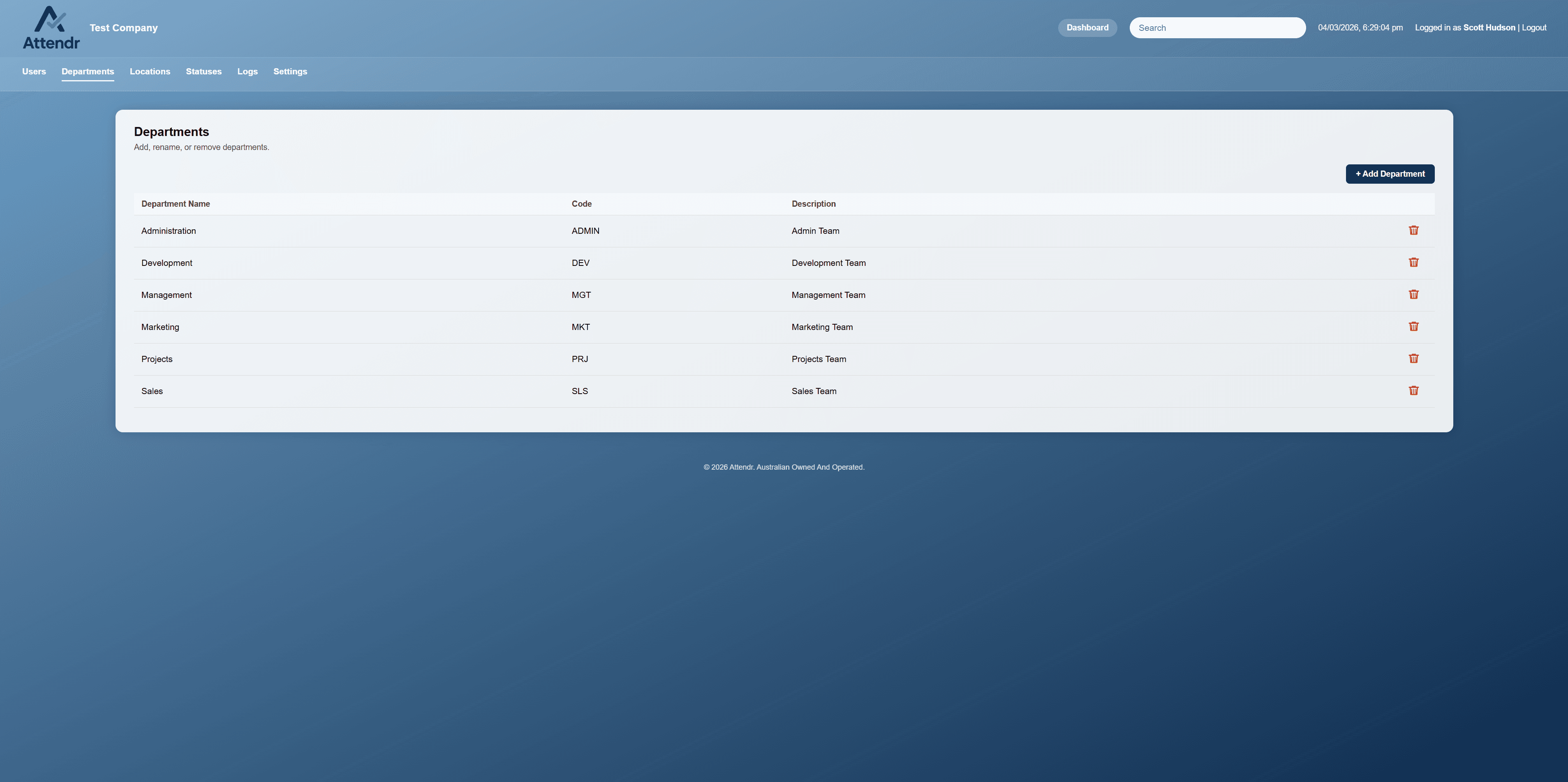 Attendr screenshot 8