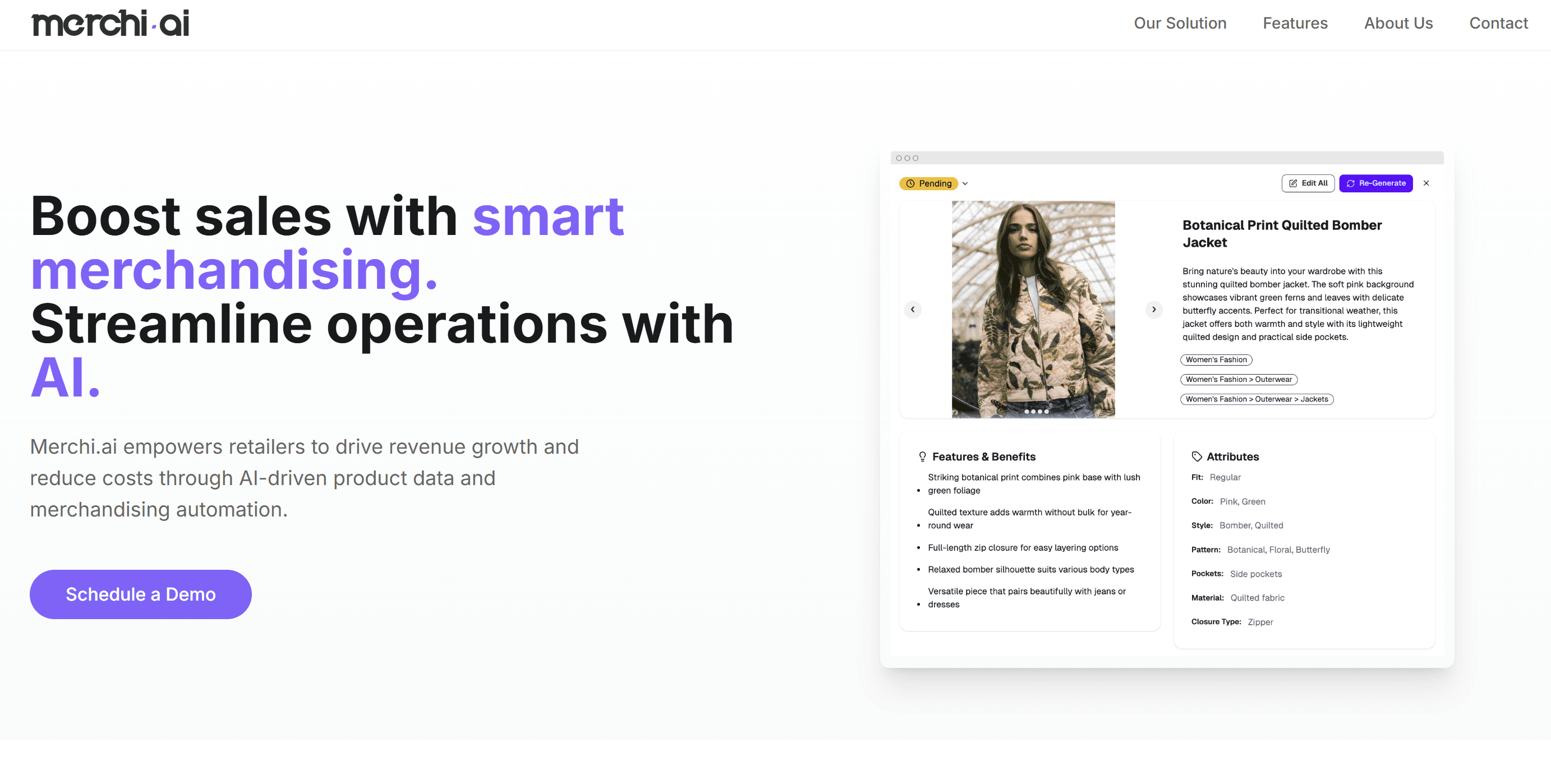 merchi.ai screenshot 1