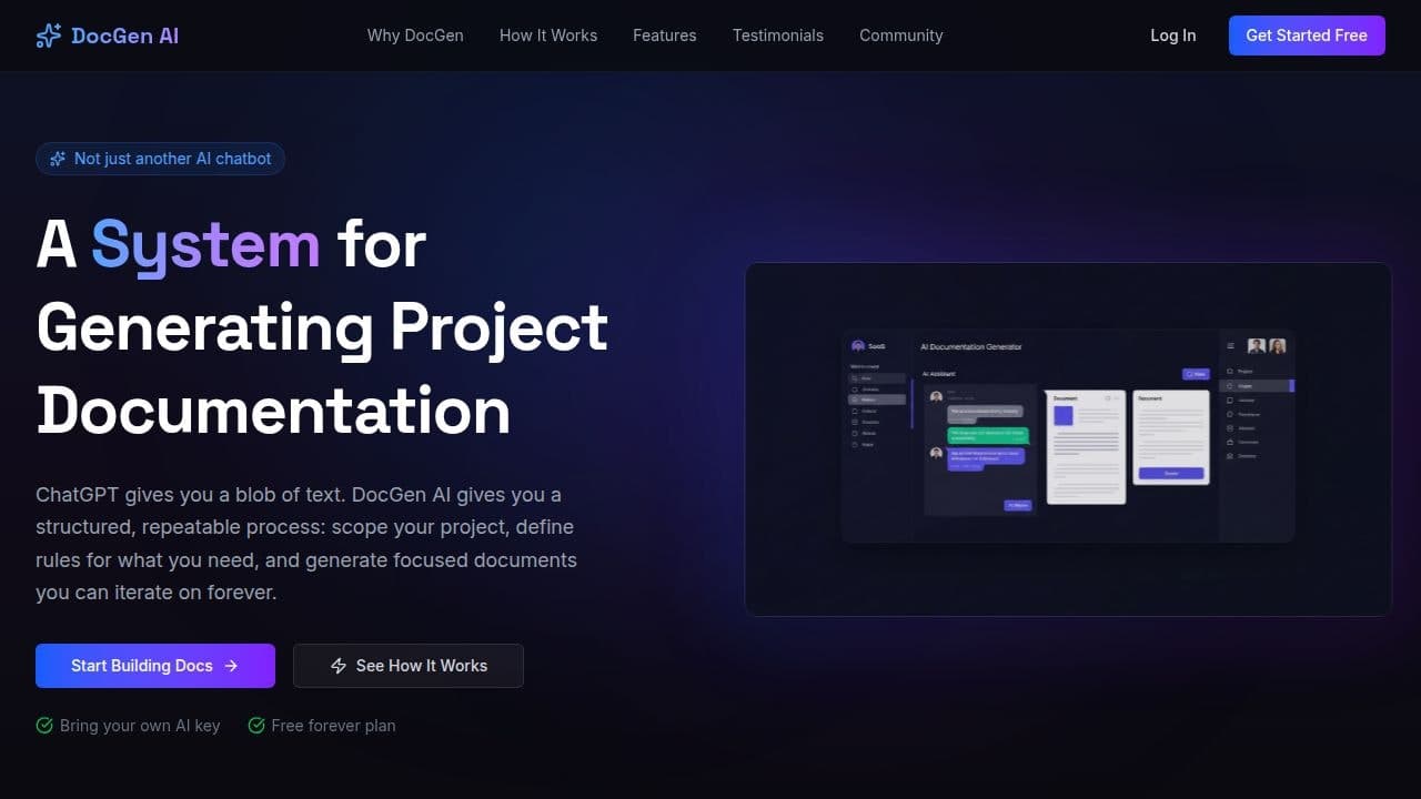 Document generator screenshot 1