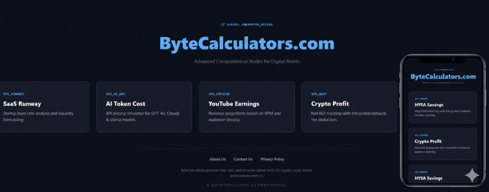 ByteCalculators screenshot 1