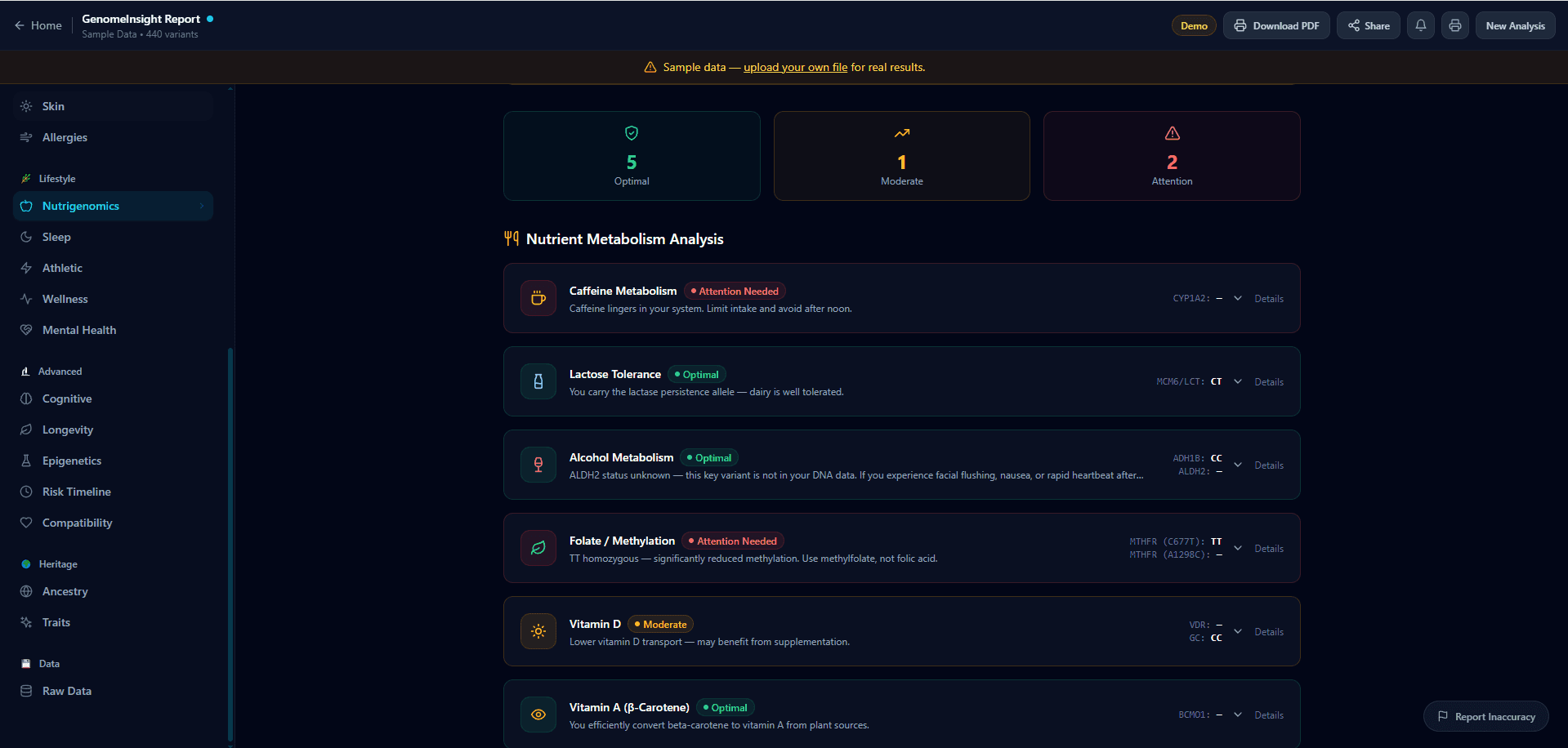 GenomeInsight screenshot 8