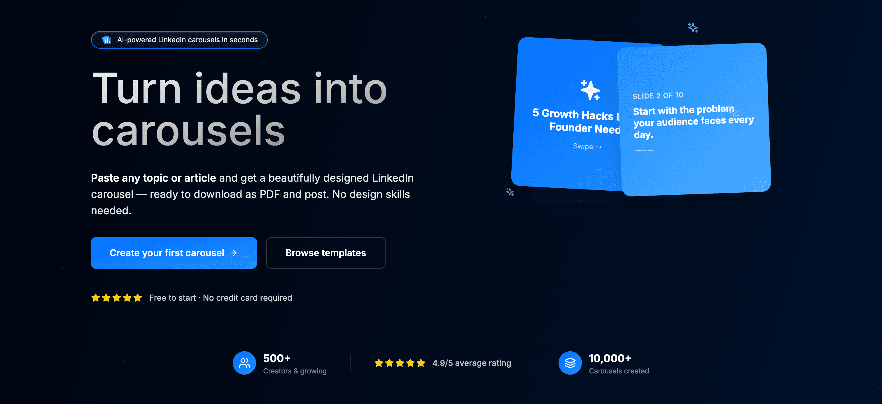 LinkedSlide screenshot 1
