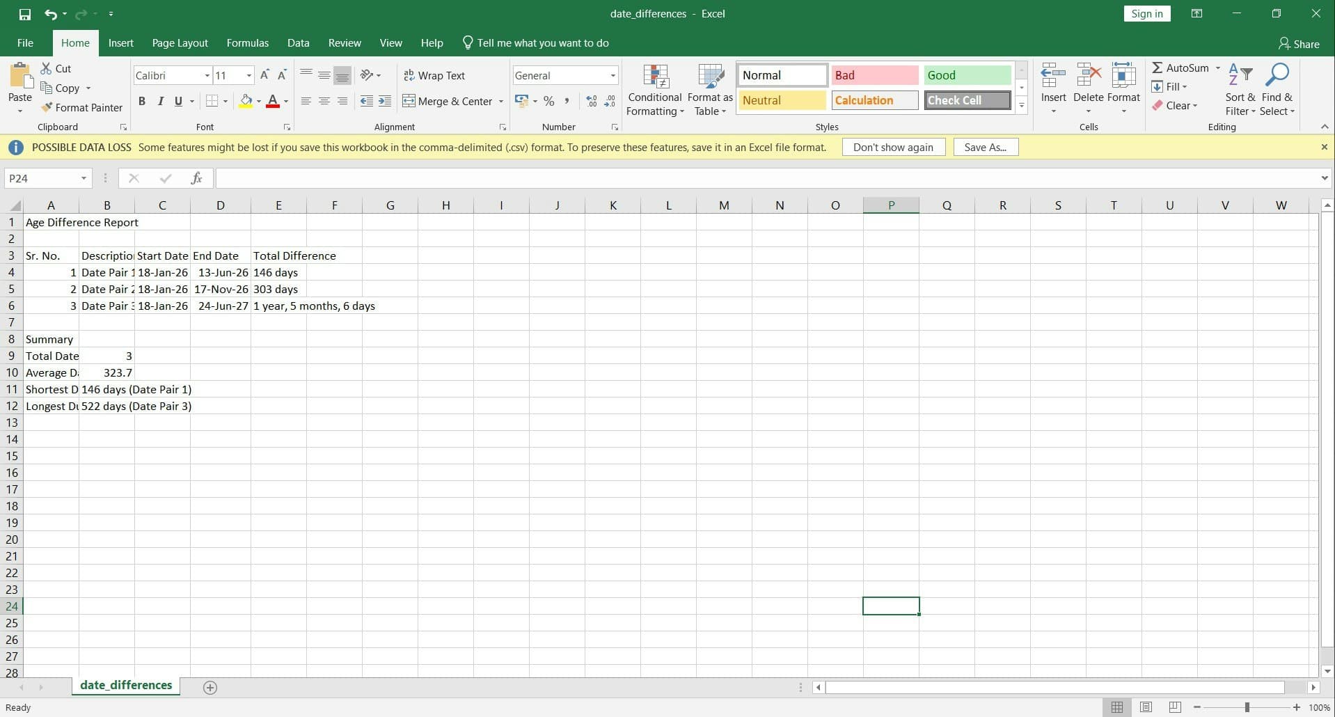 Difference Between Two Dates Calculator screenshot 9