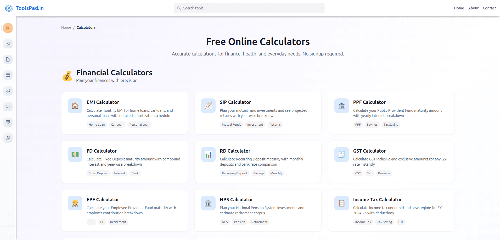 ToolsPad.in screenshot 8