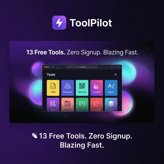 ToolPilot Free Online Tools for Everyone screenshot 1