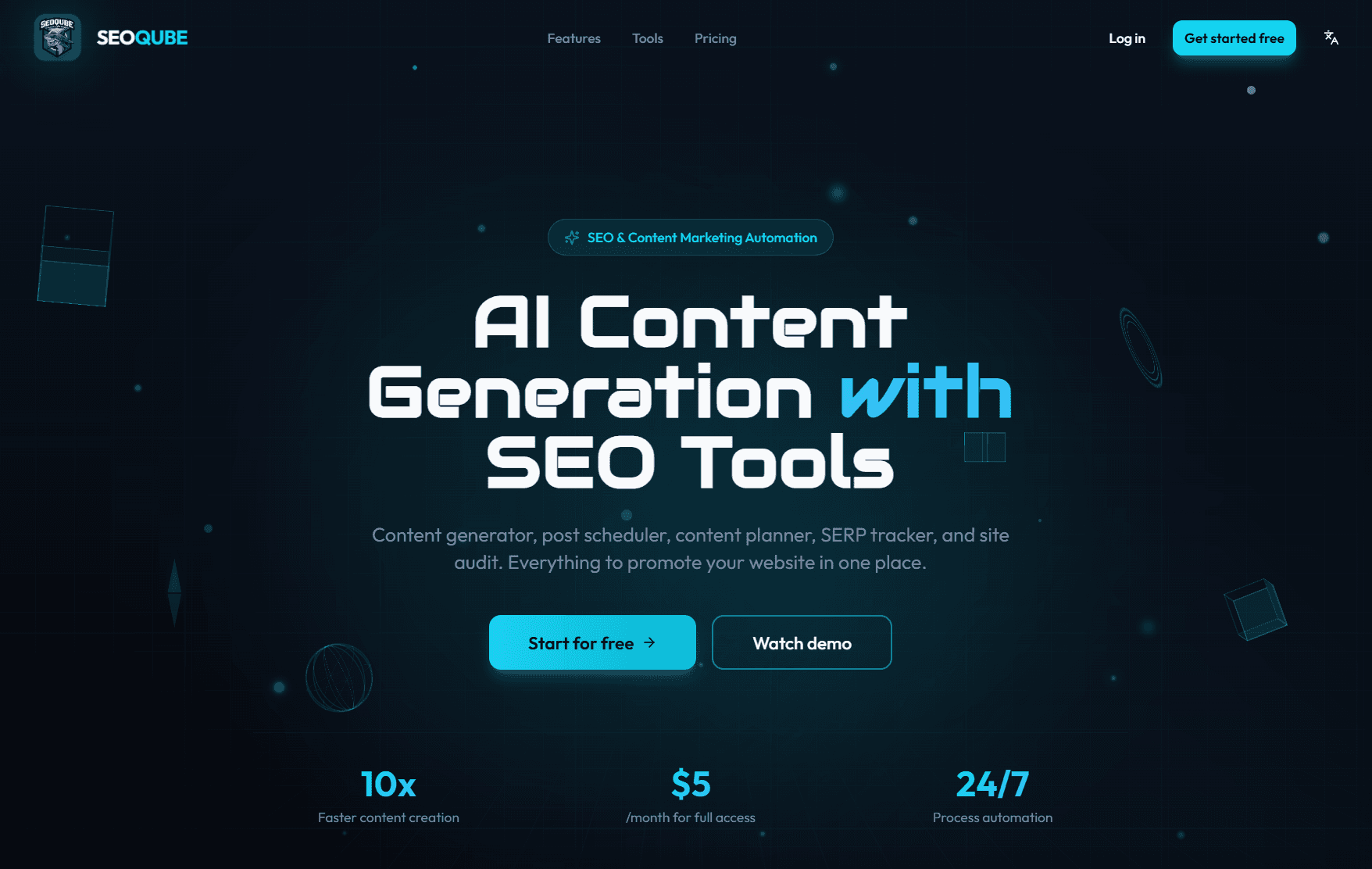 SEOQube, SEO and Content Marketing Tools screenshot 2