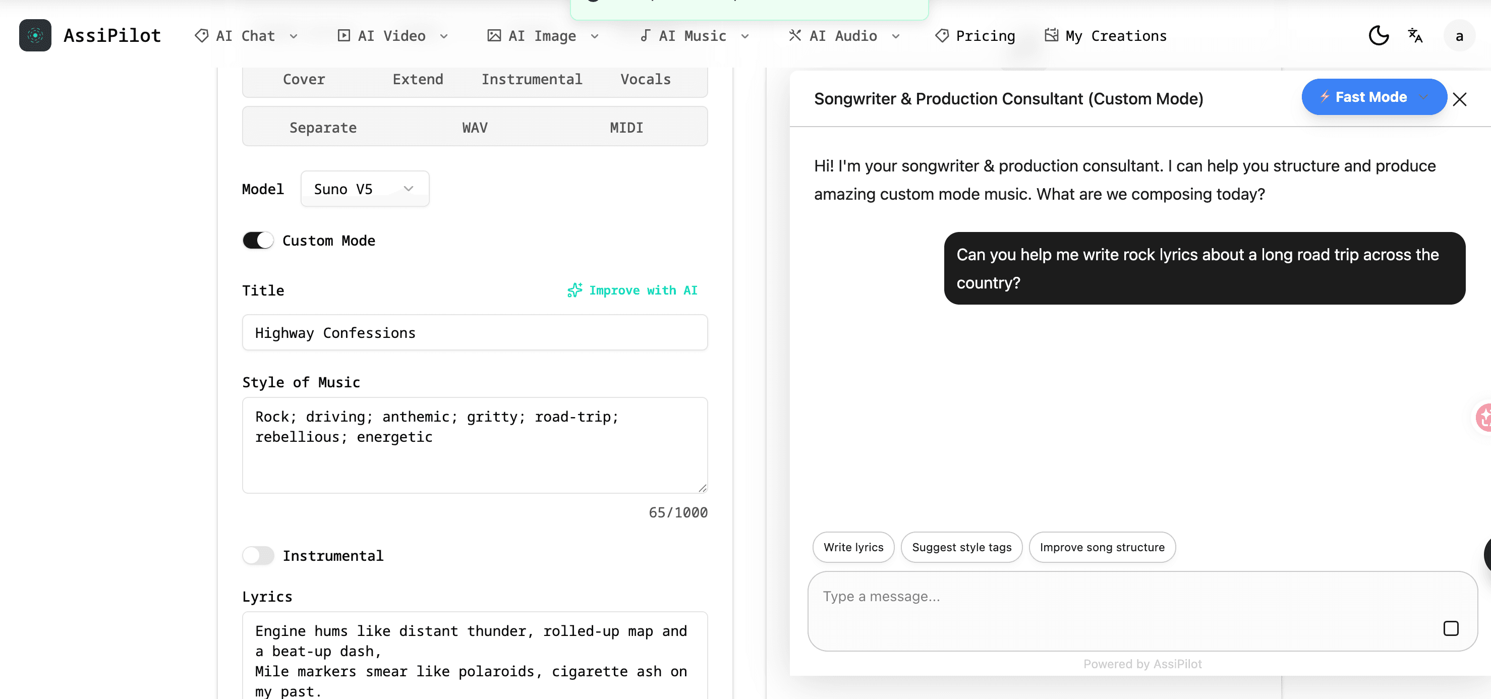 AssiPilot screenshot 2