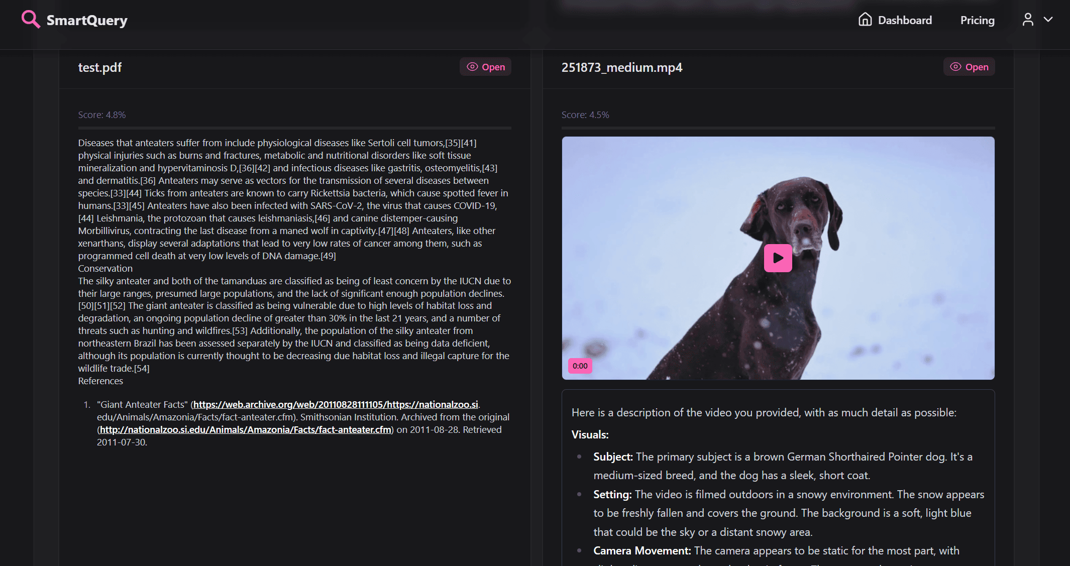 SmartQuery screenshot 3