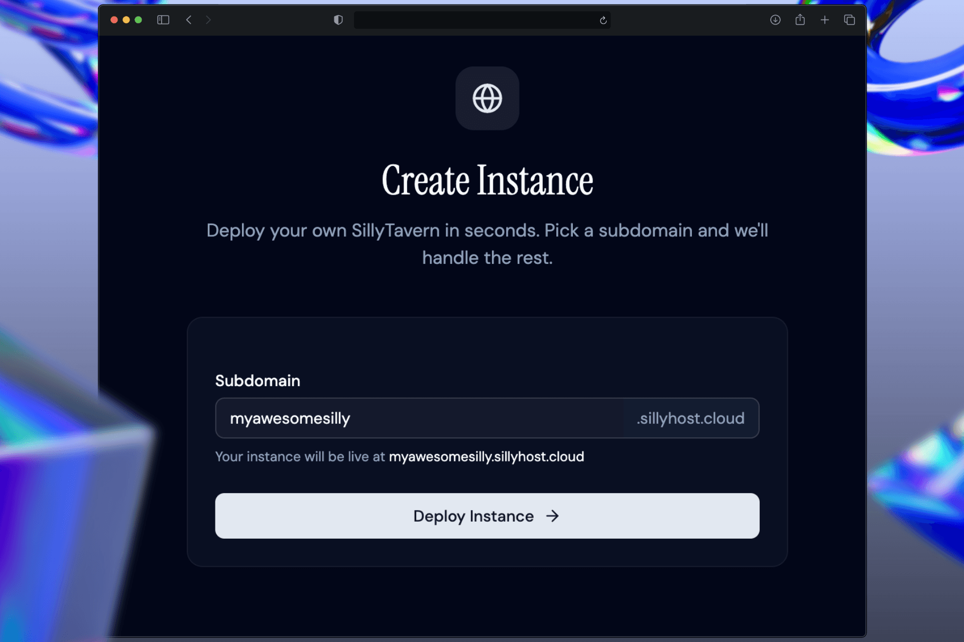 SillyHost screenshot 3