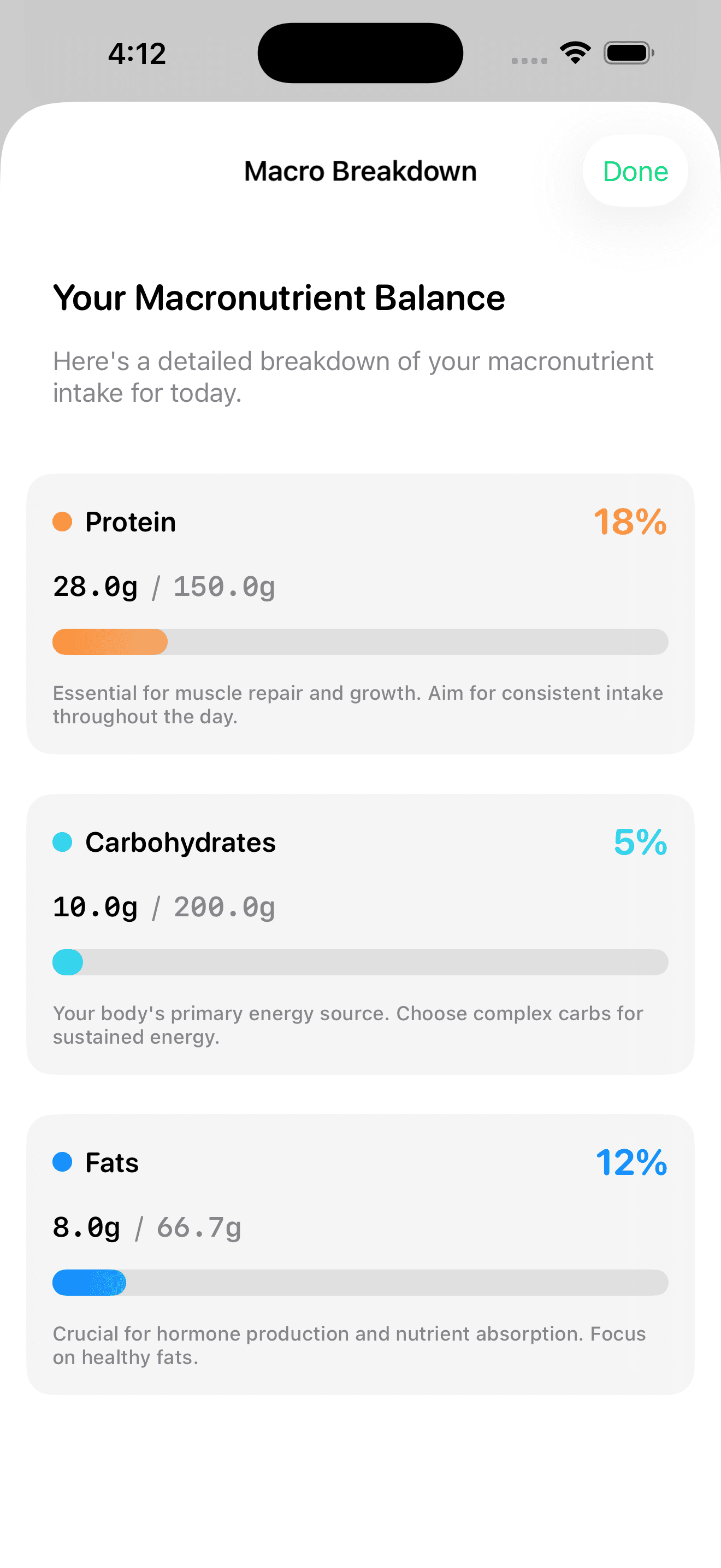Nutra - AI Nutrition Tracker screenshot 4
