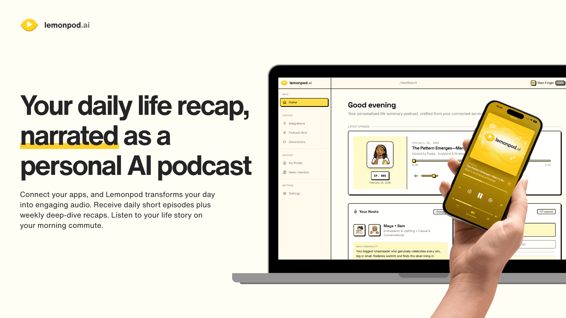 lemonpod.ai screenshot 2