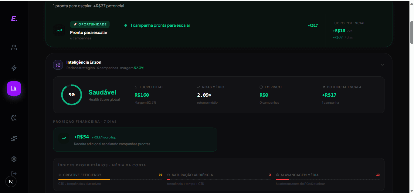 ERIZON | Growth OS screenshot 1