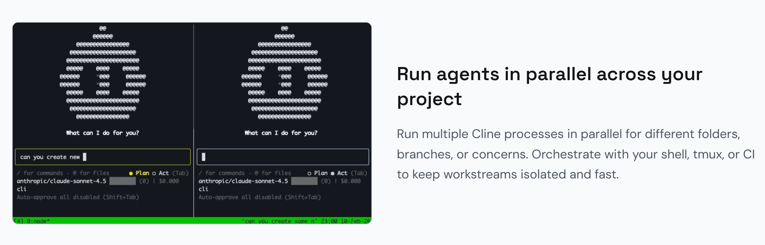 Cline CLI 2.0 screenshot 2