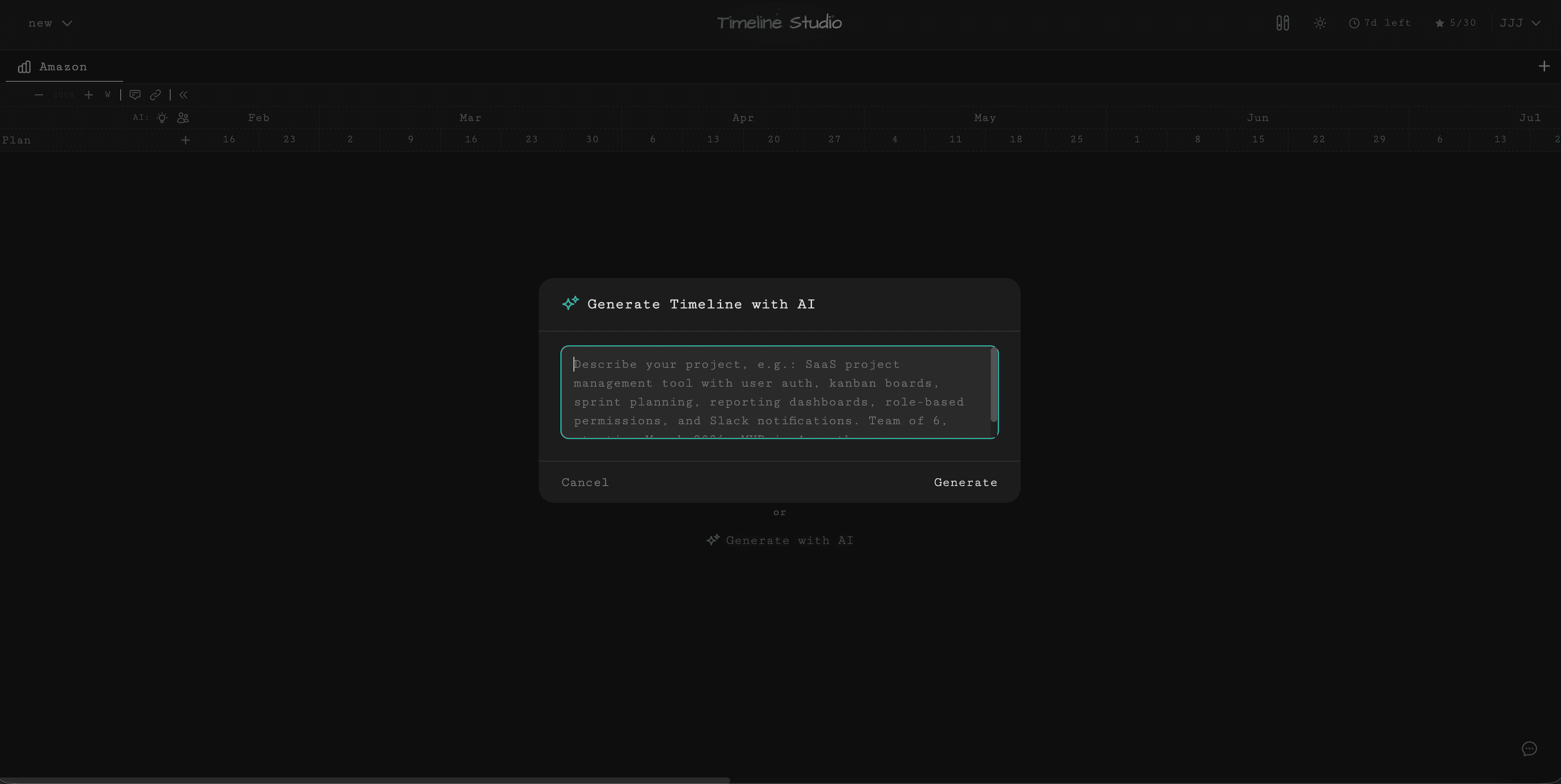 Timeline Studio screenshot 2