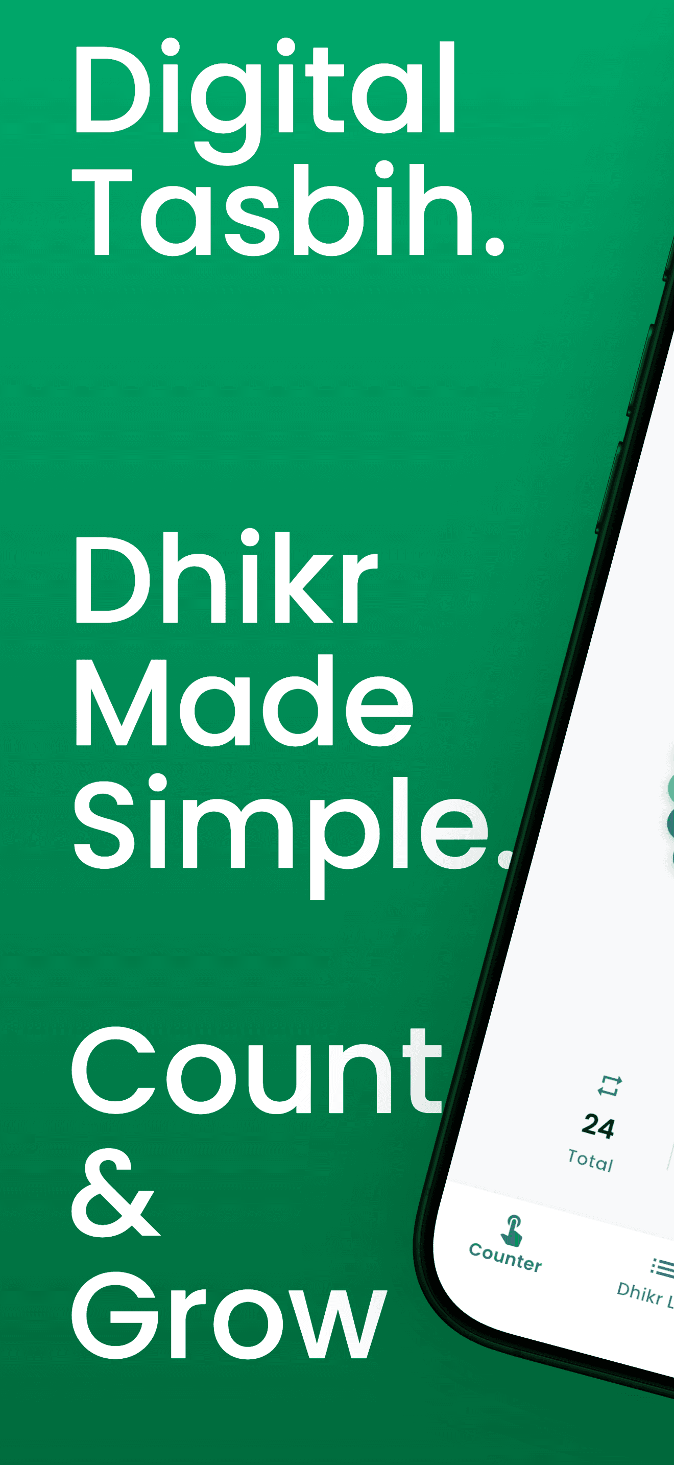 Tasbih Counter – Daily Dhikr screenshot 1