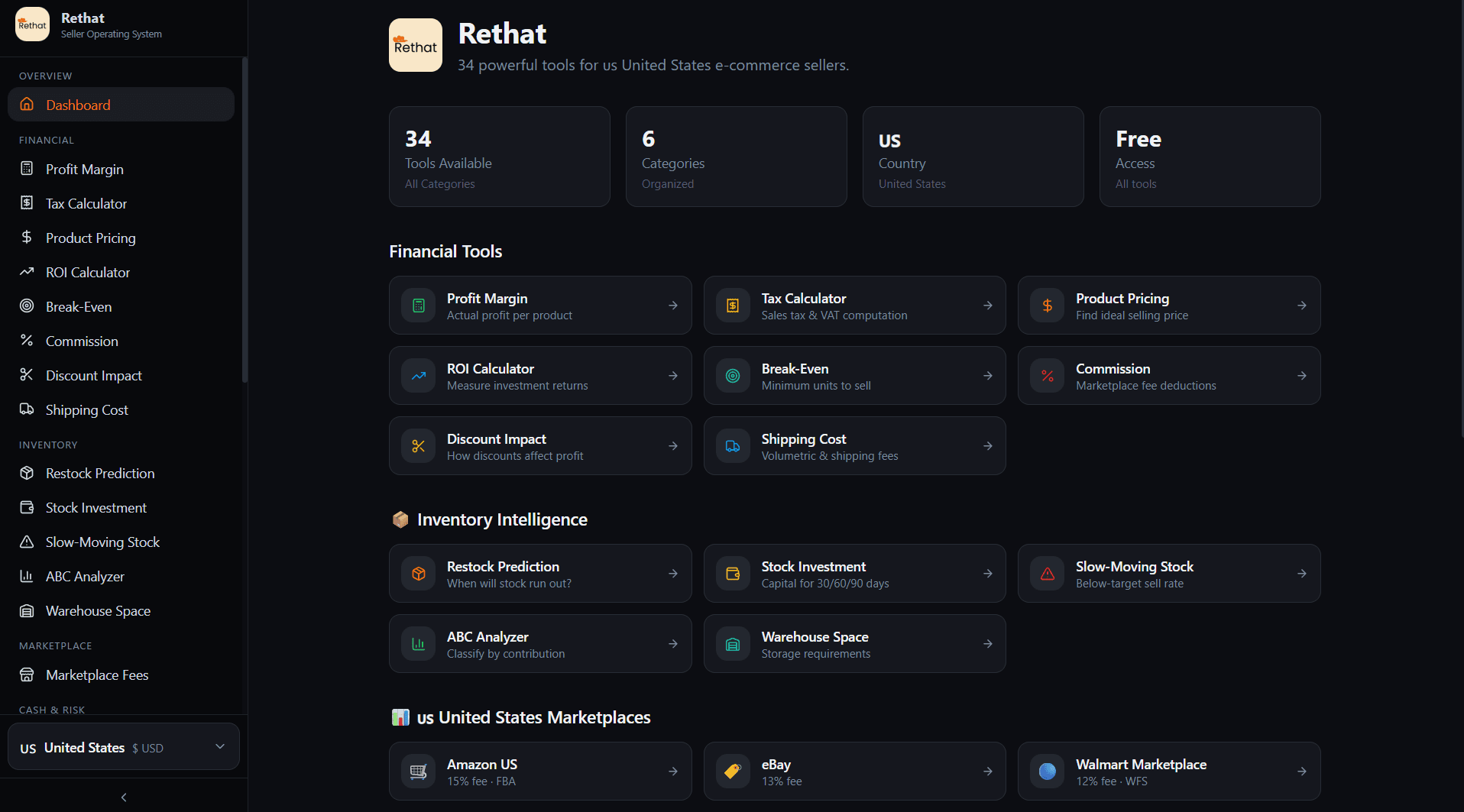 Rethat - Seller Operating System screenshot 2