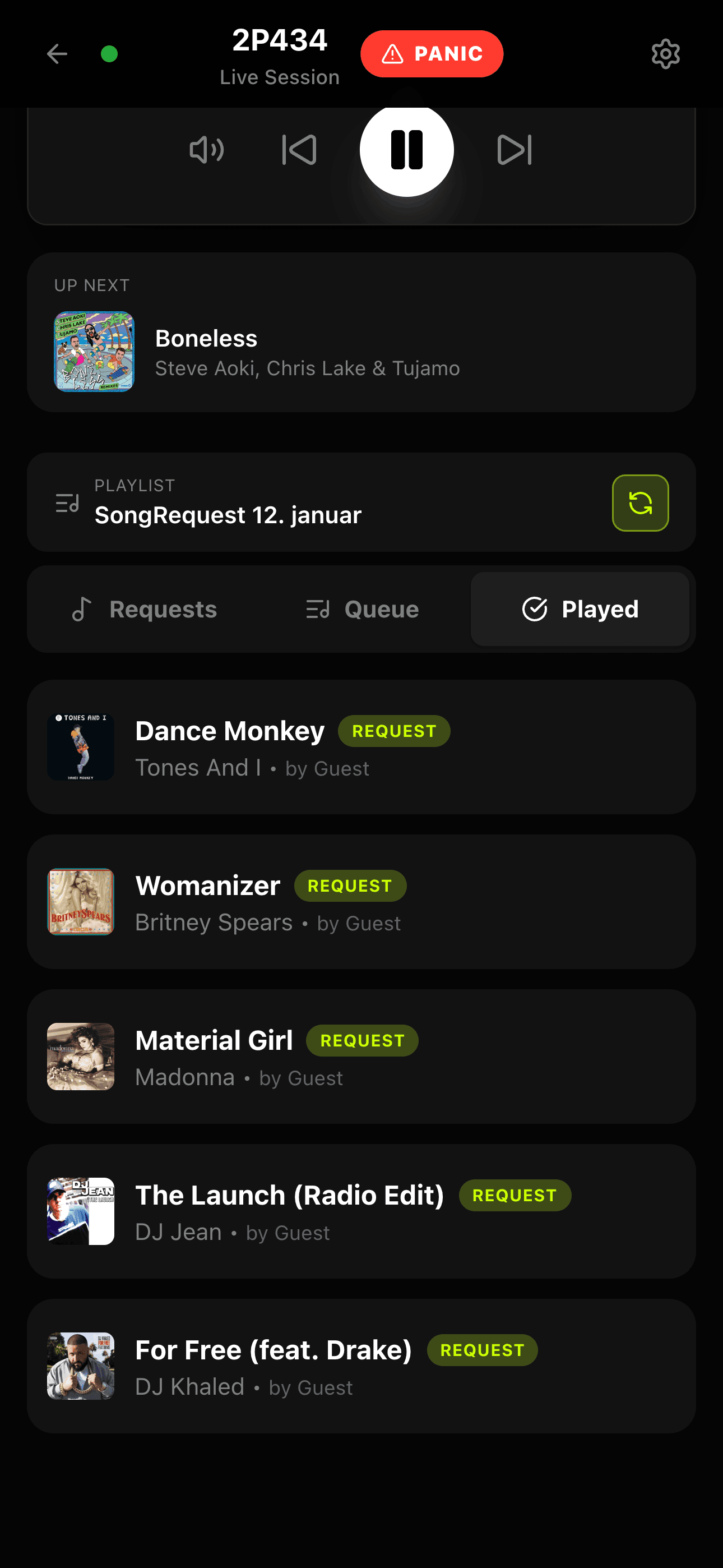 GuestDJ screenshot 2