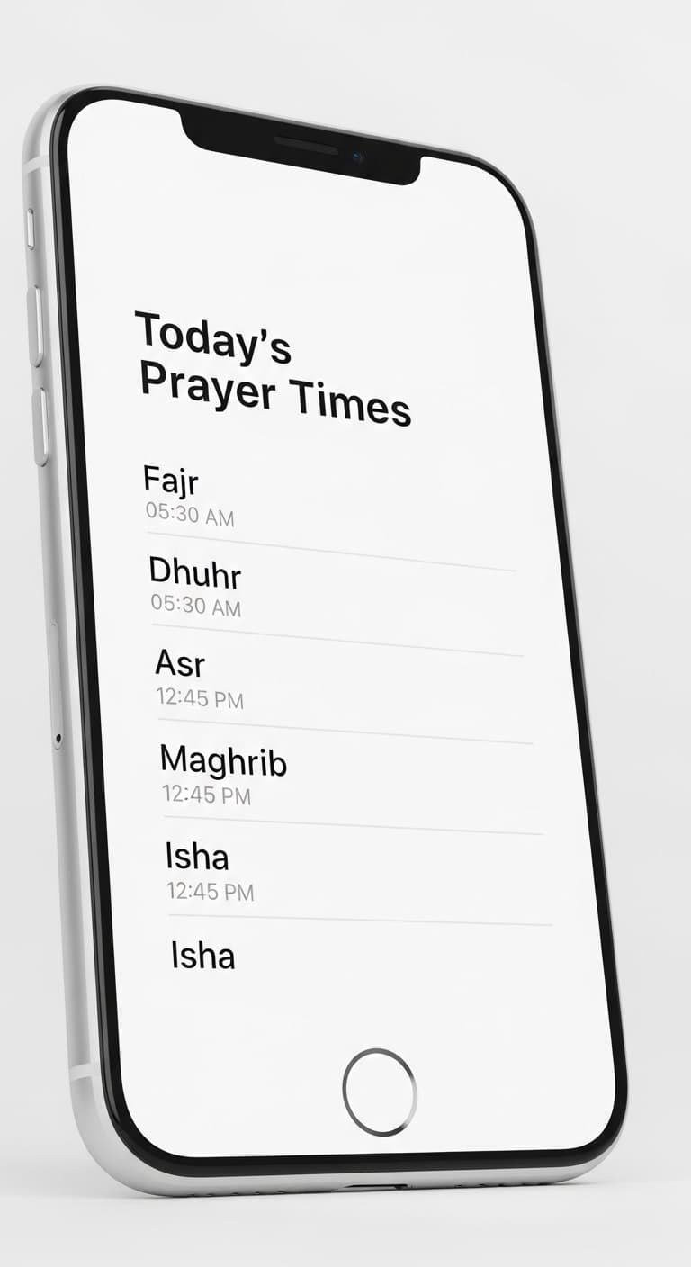 Islamic Prayer Times screenshot 1
