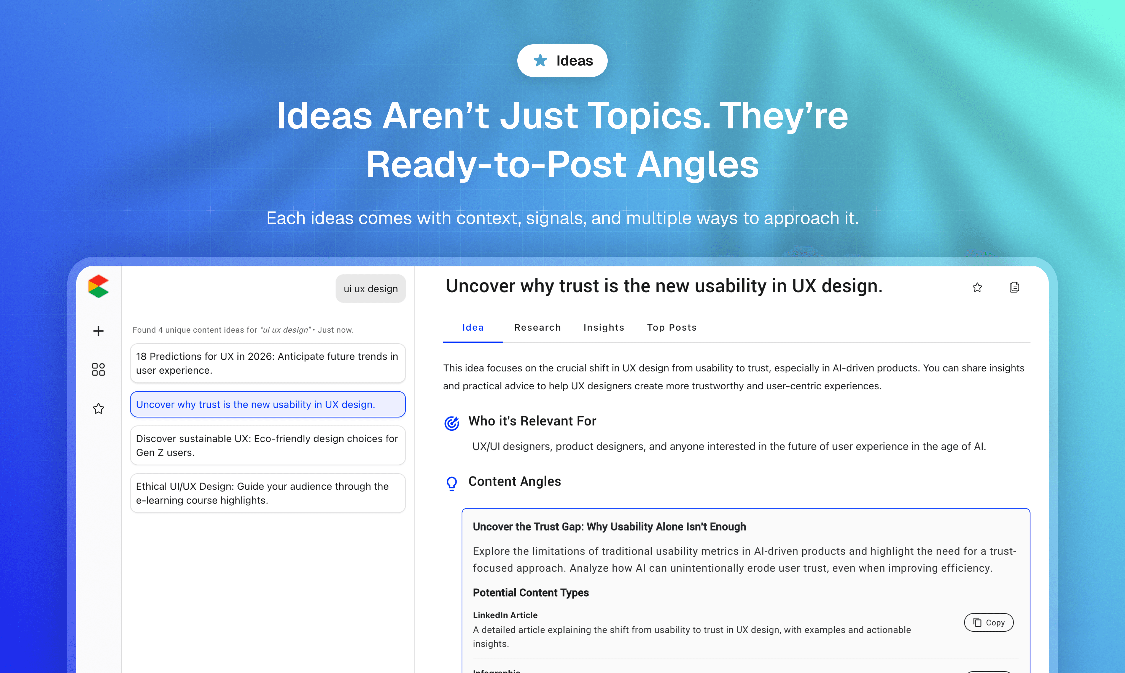 Curatora Content Ideas screenshot 1