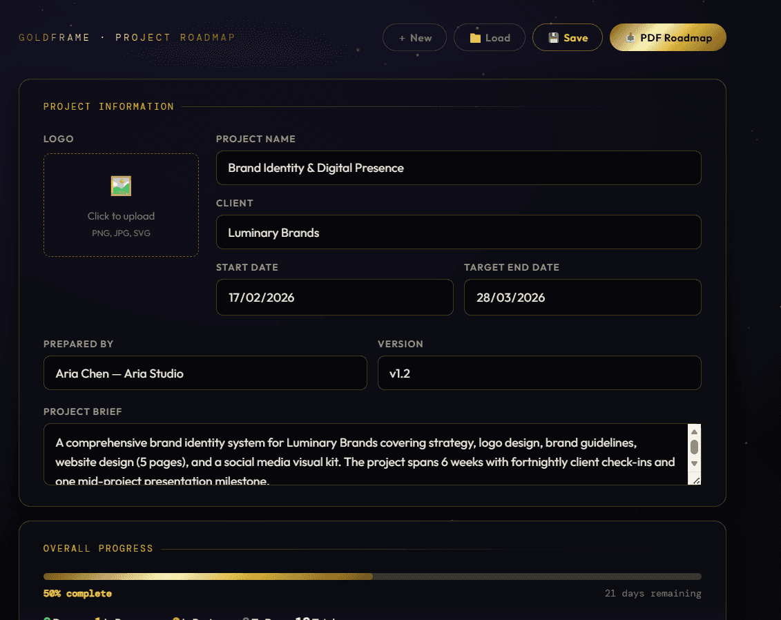 GoldFrame Agency Suite screenshot 5