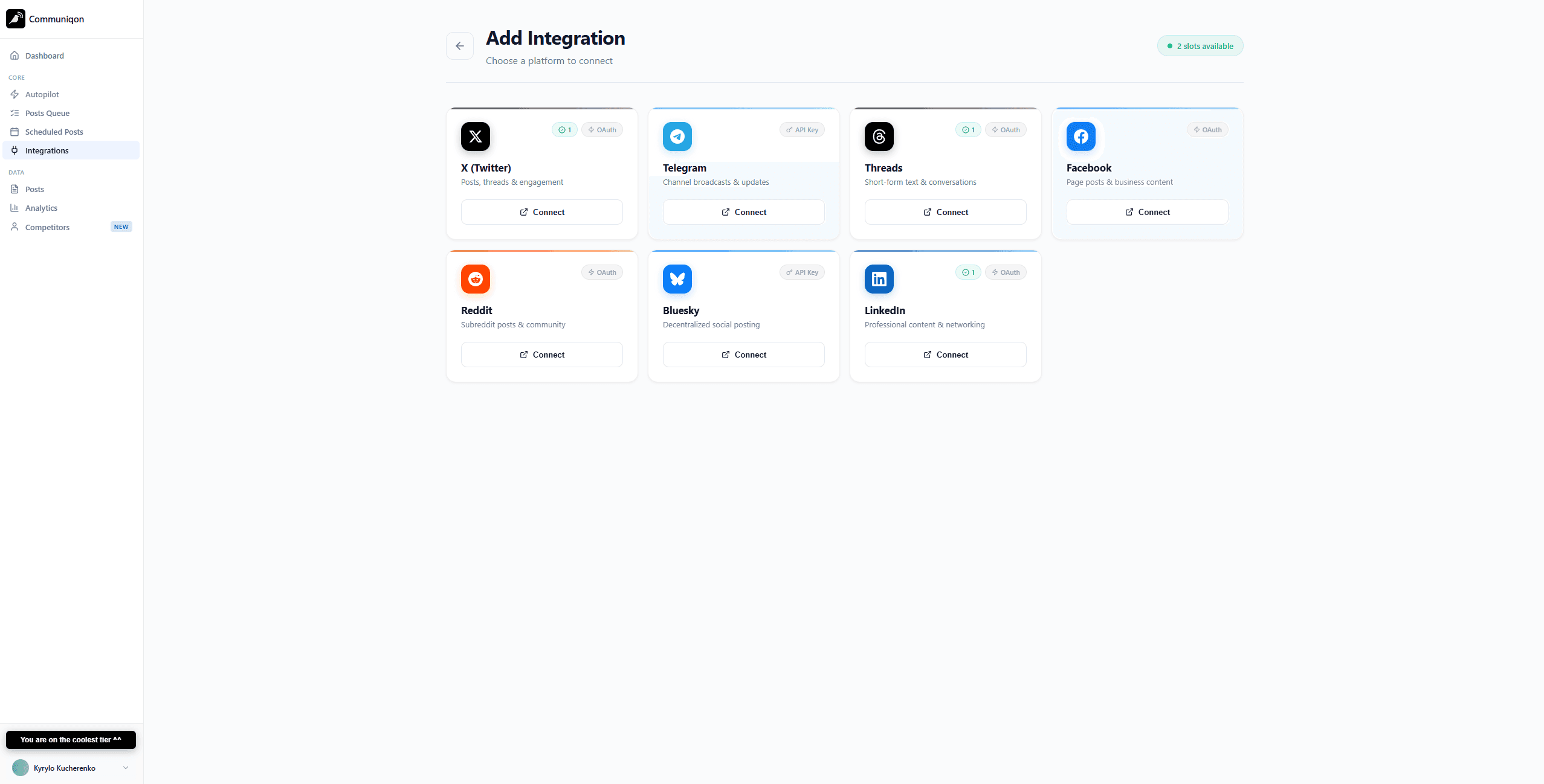 Communiqon screenshot 2