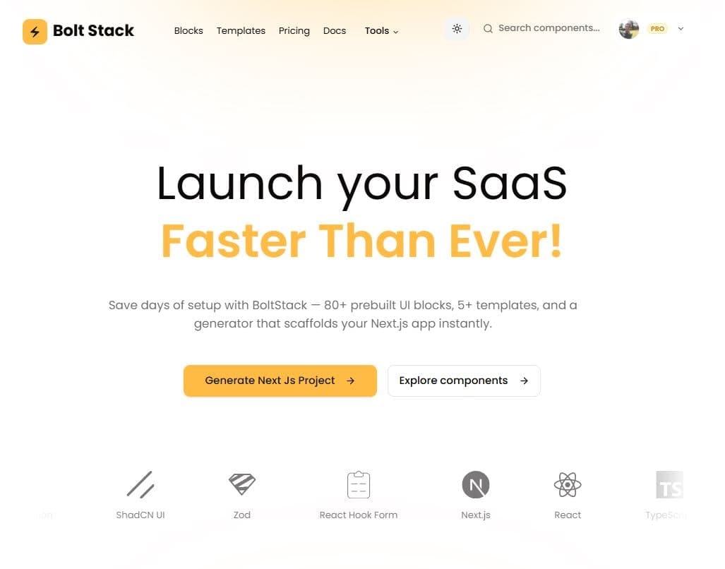 BoltStack screenshot 2