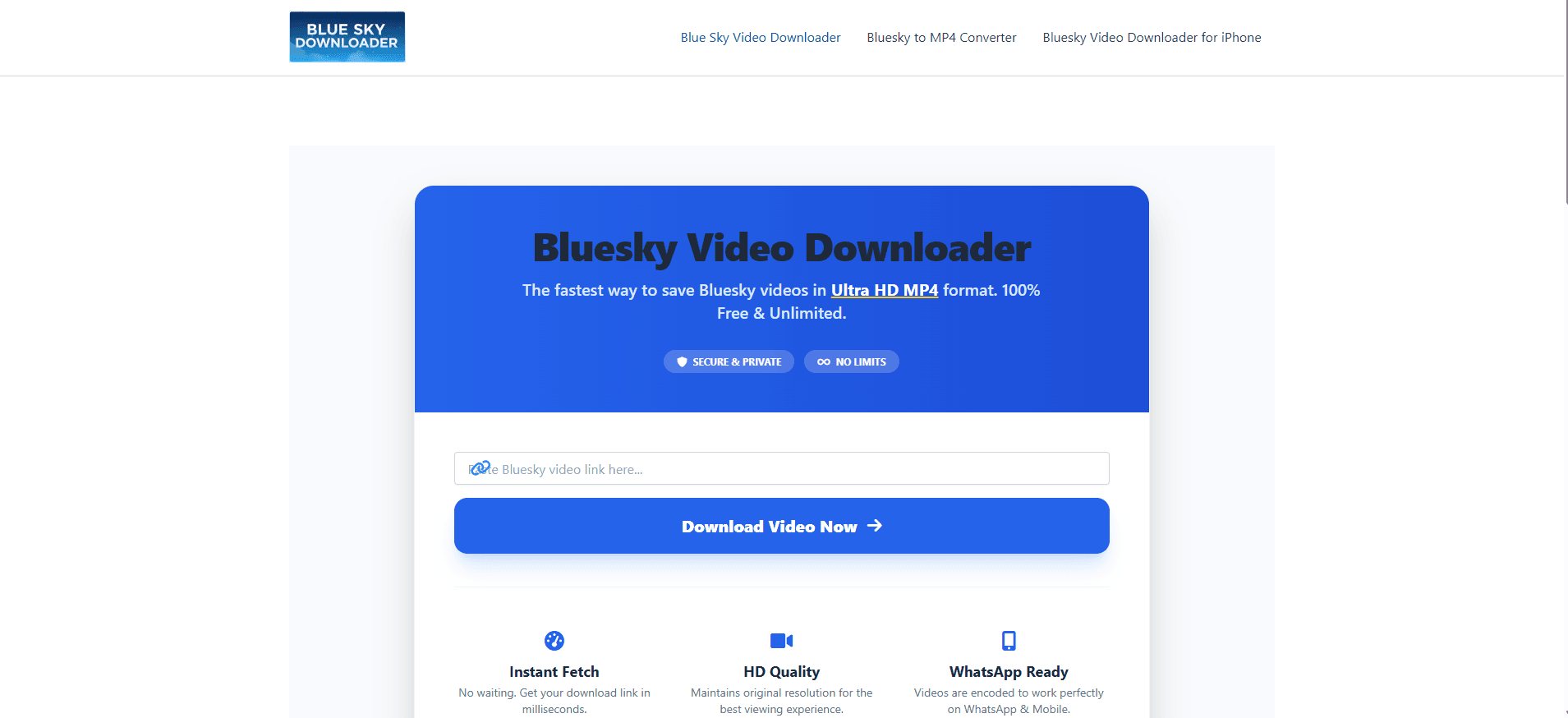 Blue Sky Downloader screenshot 1